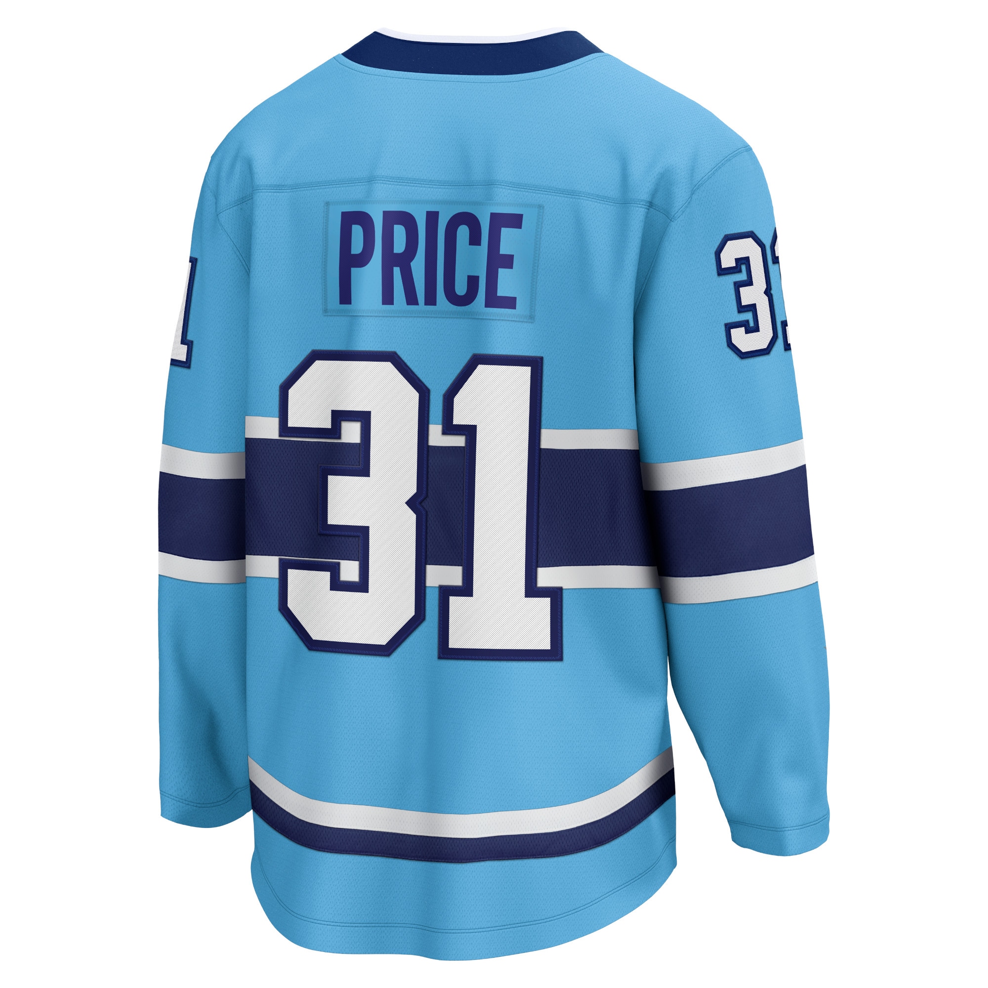 Carey Price Montreal Canadiens Fanatics Branded Special Edition 2.0 Breakaway Player Jersey - Light Blue - vstockx