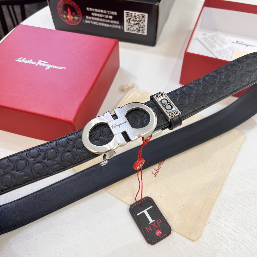 Streetwear Belt Ferragamo 320276 size:3.5cm - vstockx