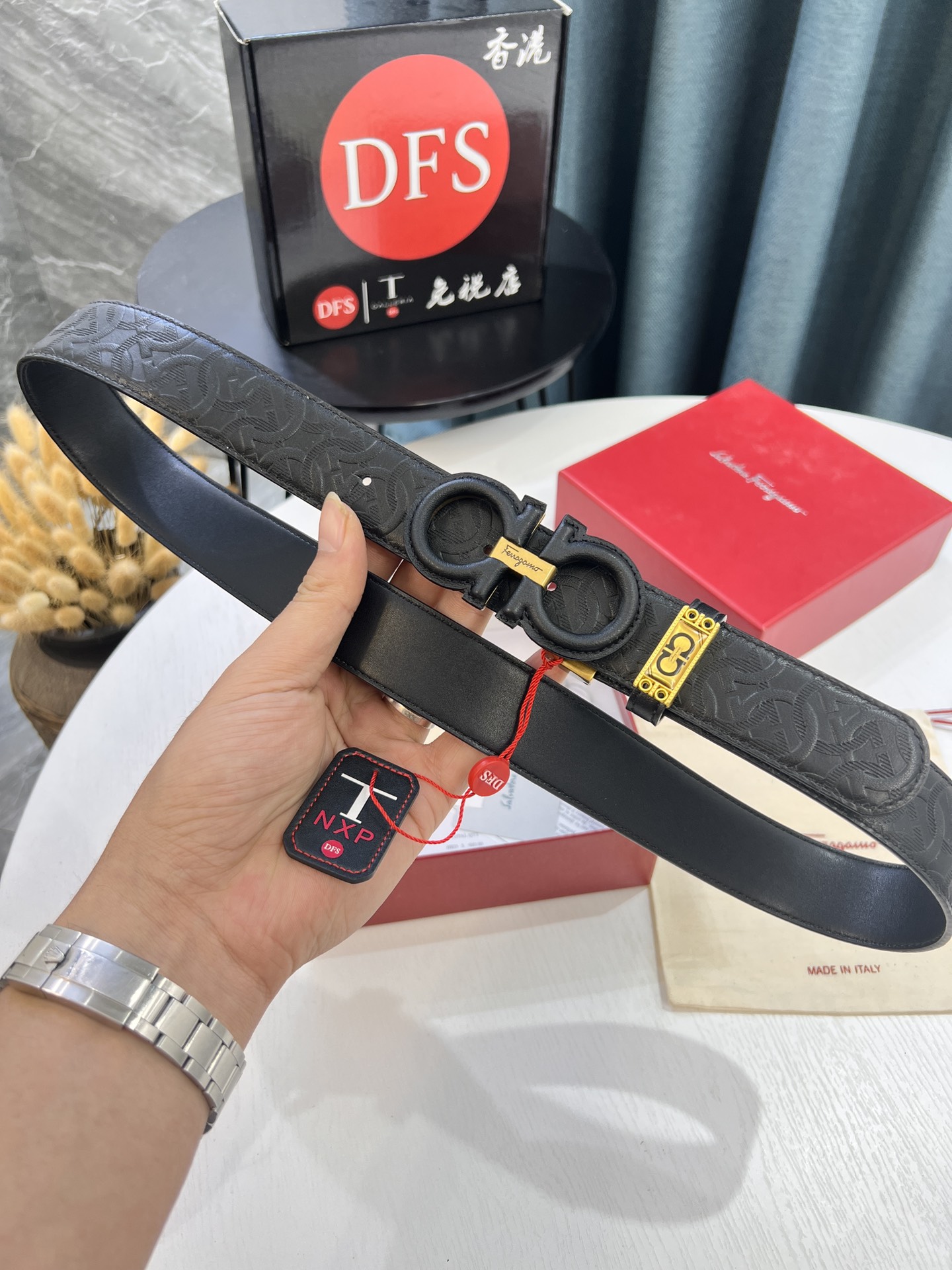 Streetwear Belt Ferragamo 319580 size:3.5cm - vstockx