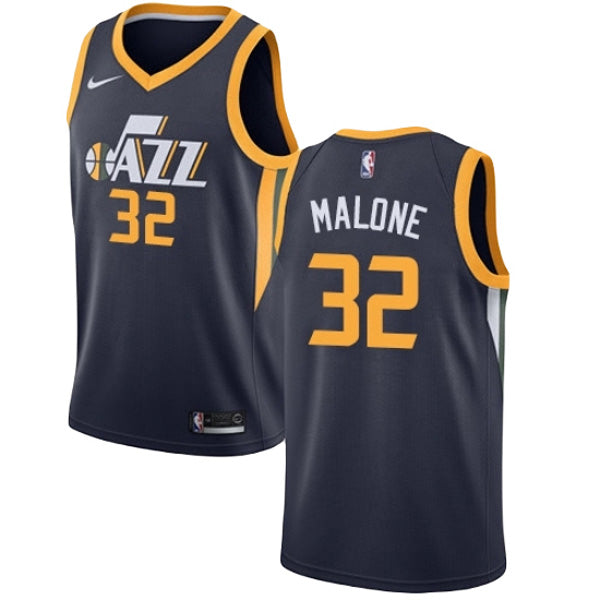 Men's Utah Jazz Karl Malone Icon Edition Jersey - Navy - vstockx