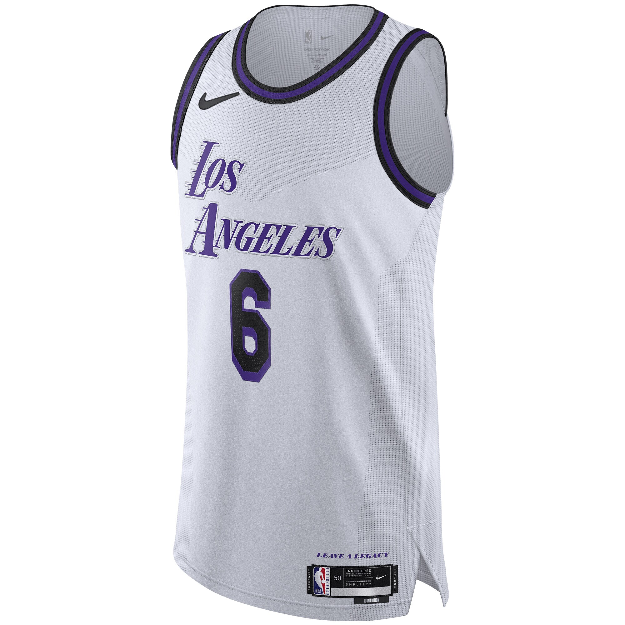 LeBron James Los Angeles Lakers Nike 2022/23 Authentic Jersey - City Edition - White - vstockx