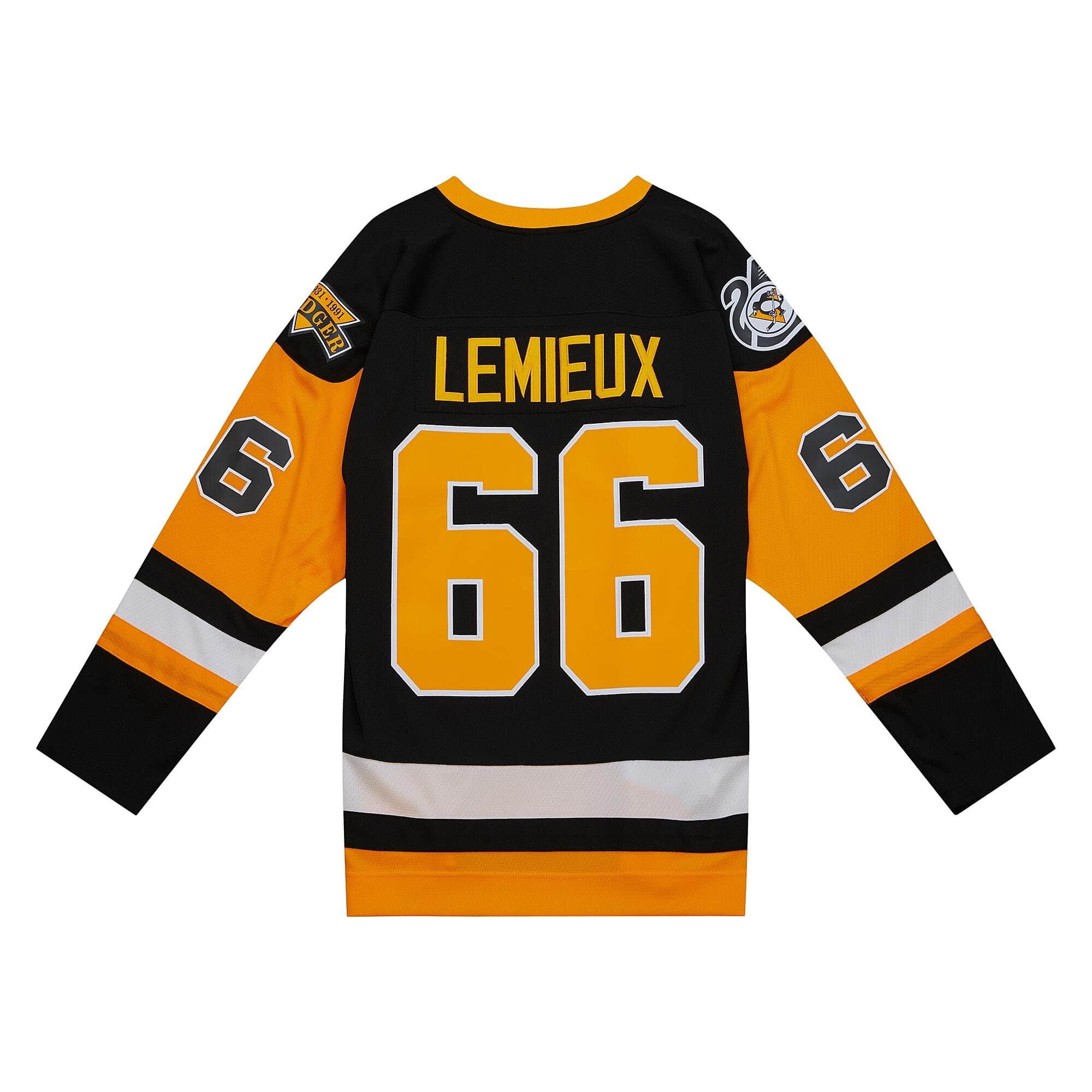 Blue Line Mario Lemieux Pittsburgh Penguins 1991 Jersey - vstockx