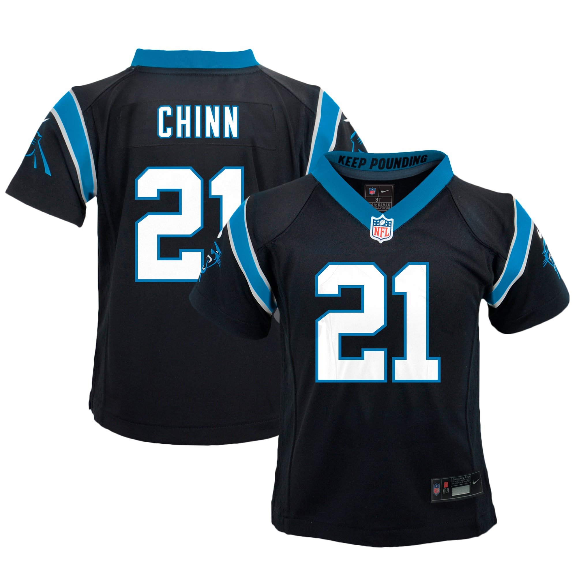 Jeremy Chinn Carolina Panthers Nike Toddler Game Jersey - Black - vstockx