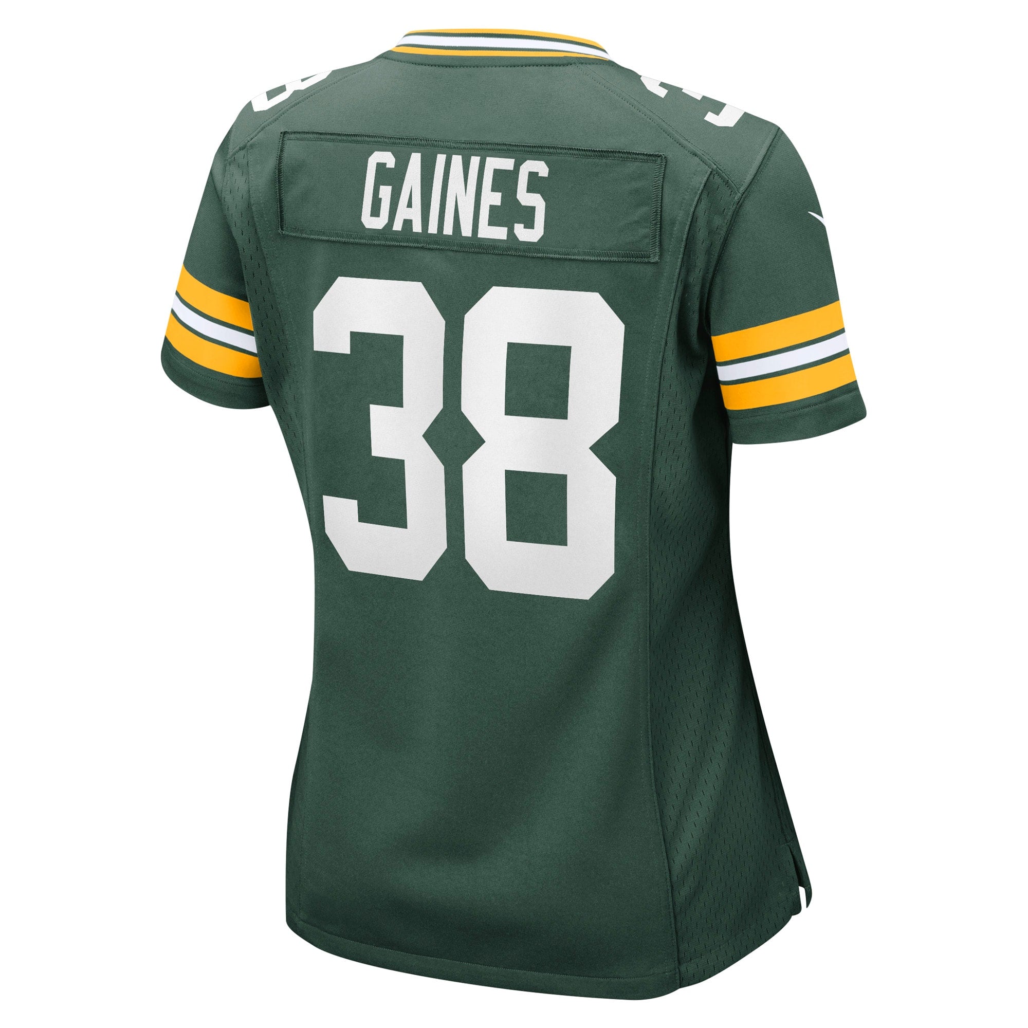 Women's Nike Innis Gaines Green Green Bay Packers Game Jersey - vstockx