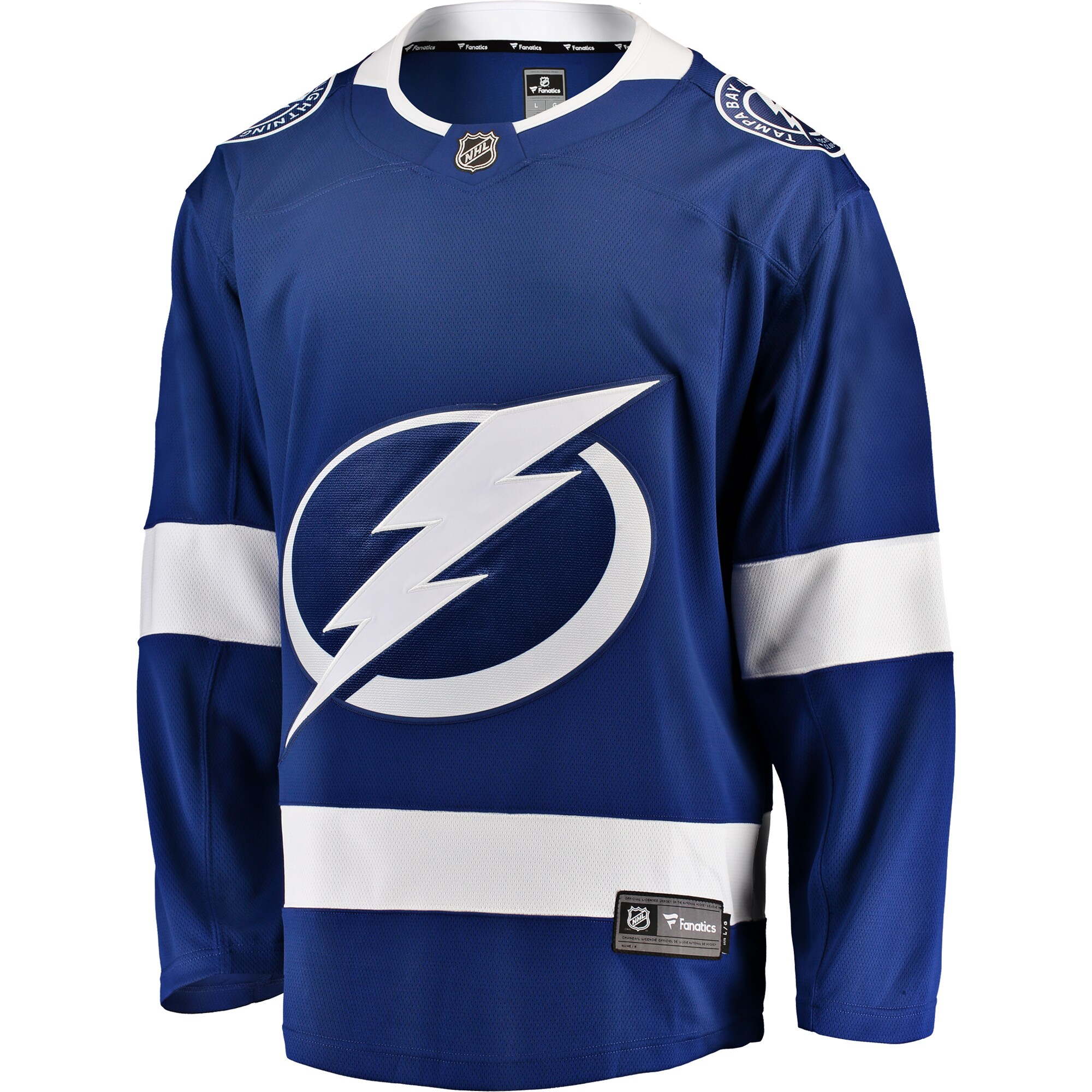Tampa Bay Lightning Fanatics Branded Breakaway Home Jersey - Blue - vstockx