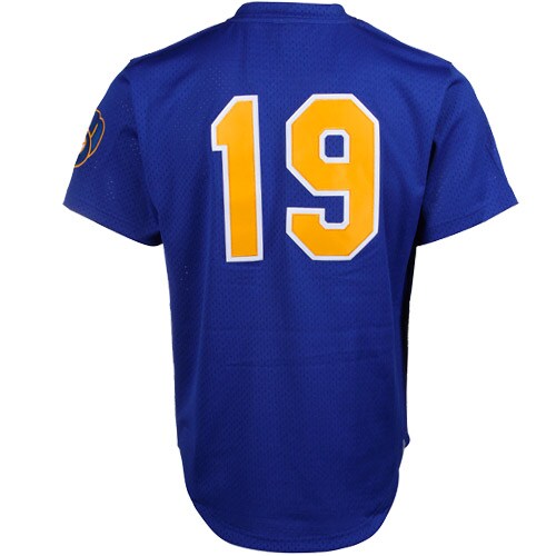 Robin Yount Milwaukee Brewers Mitchell & Ness Cooperstown Mesh Batting Practice Jersey - Royal - vstockx