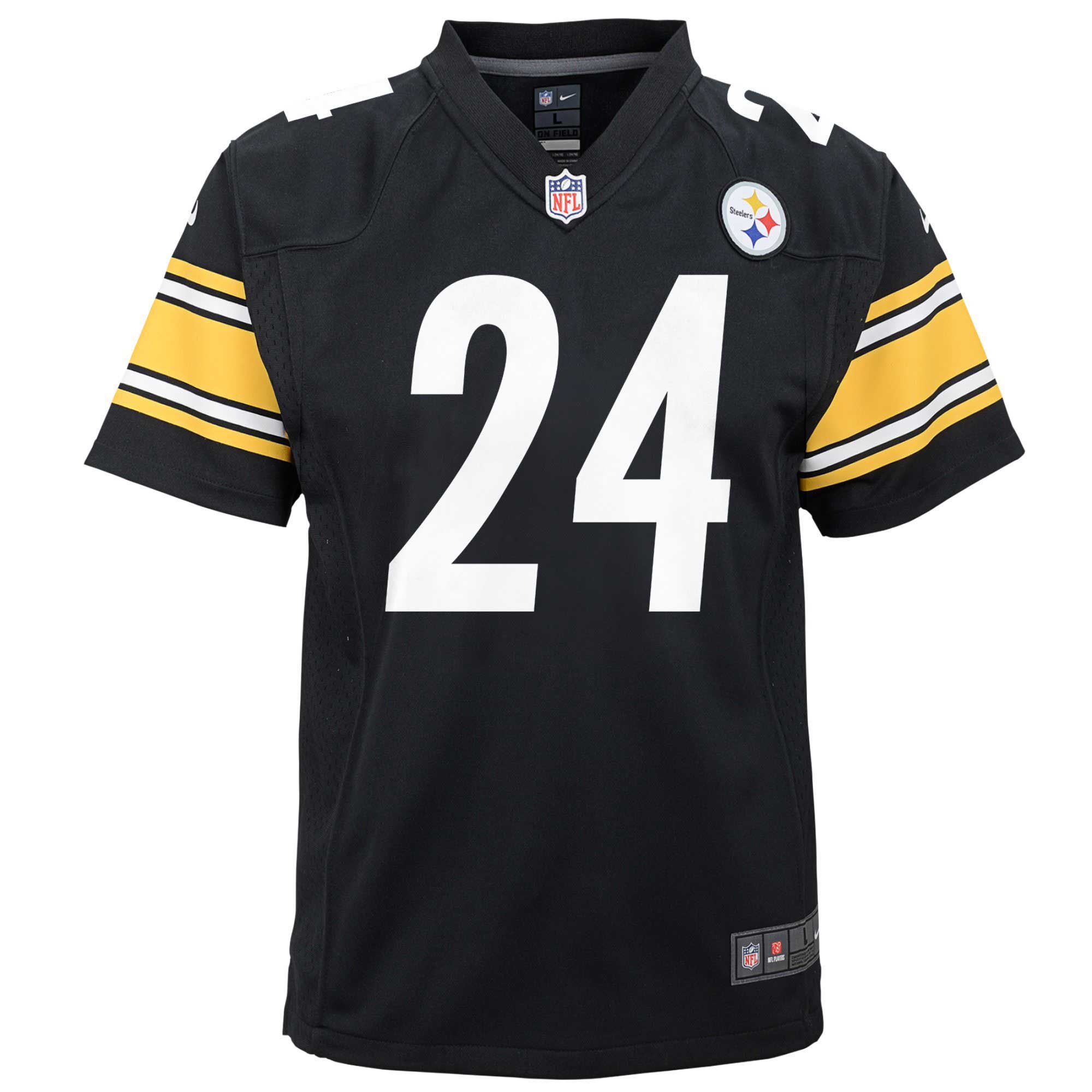 Joey Porter Jr. Pittsburgh Steelers Nike Youth Game Jersey - Black - vstockx