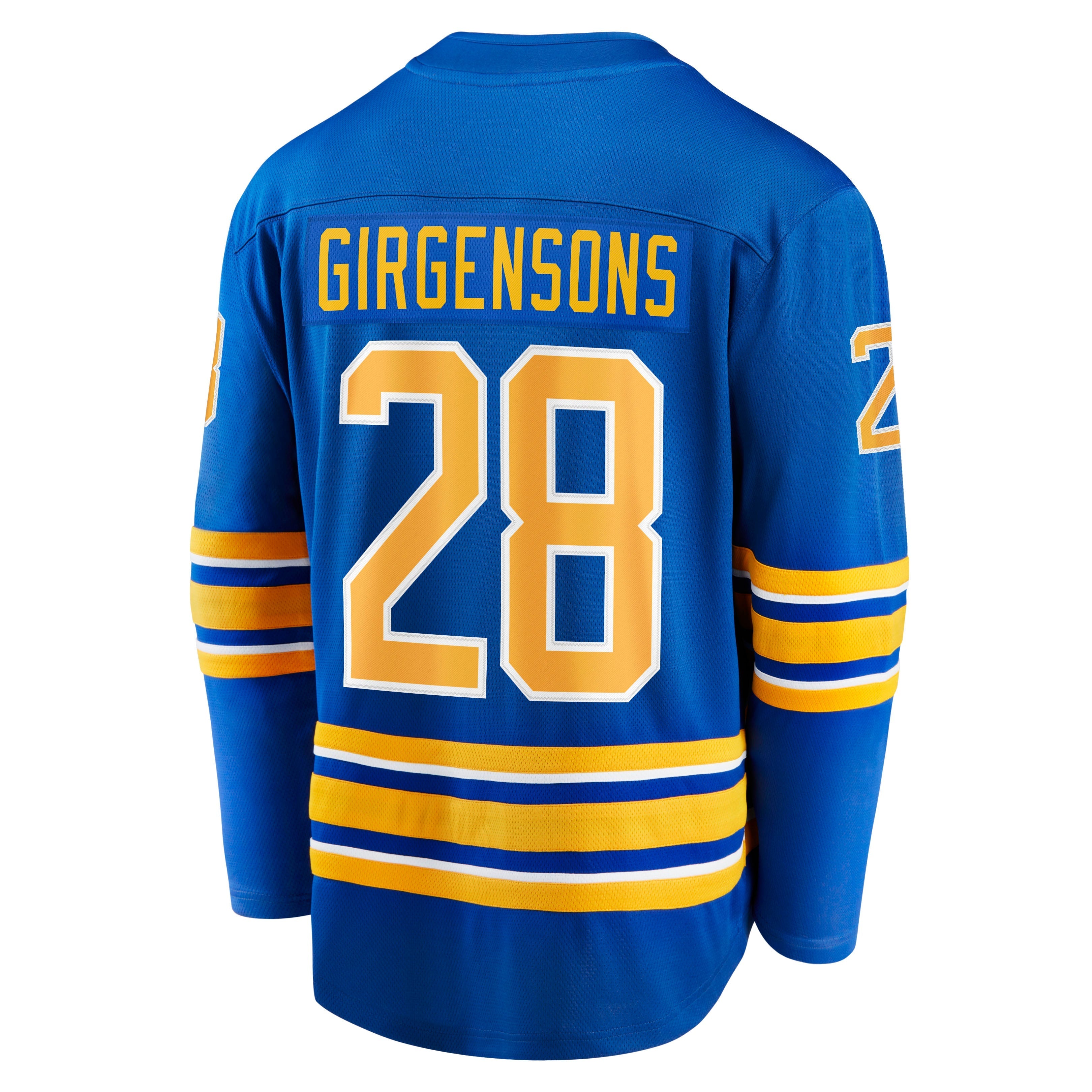 Men's Fanatics Branded Zemgus Girgensons Royal Buffalo Sabres Home Breakaway Player Jersey - vstockx