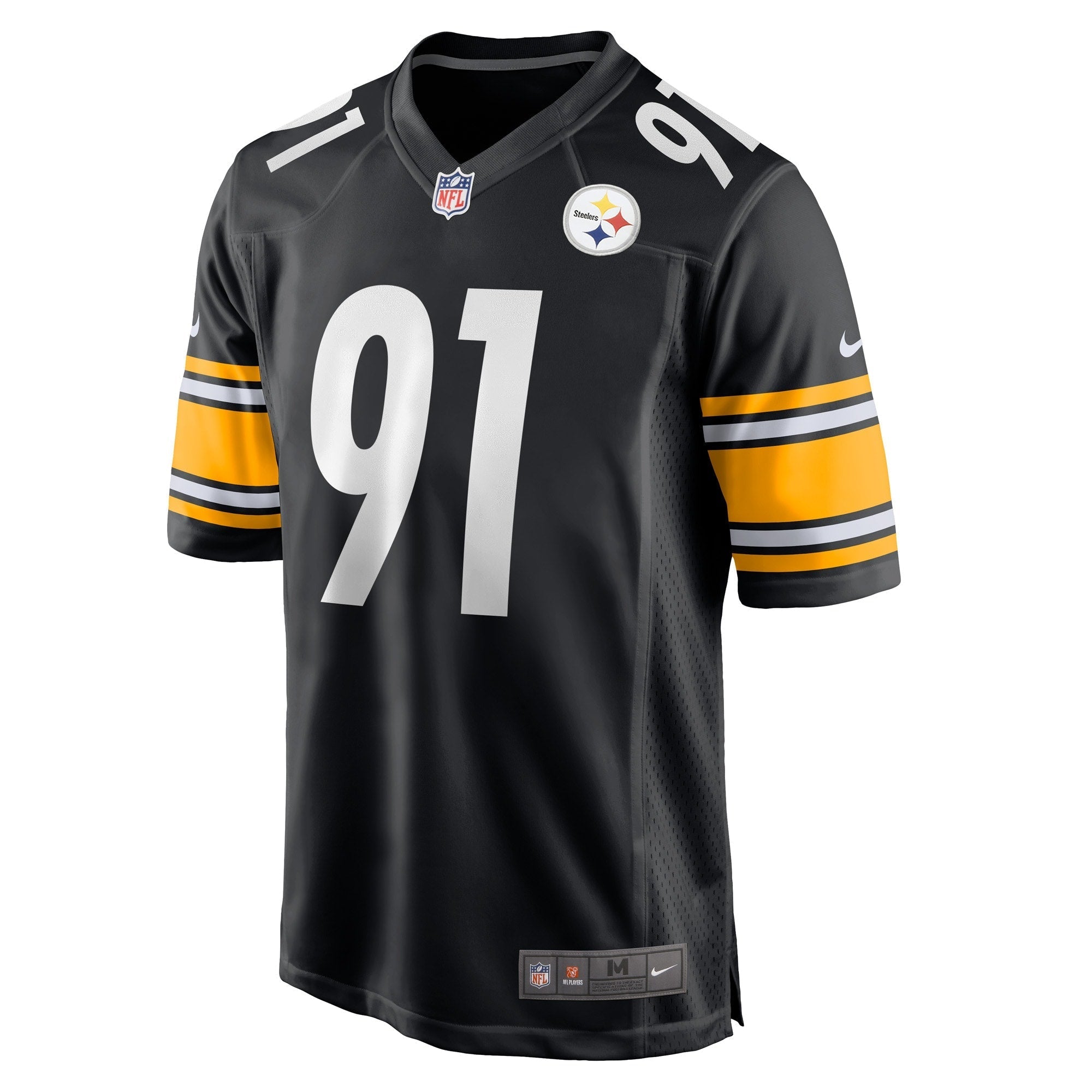 Men's Nike Delontae Scott Black Pittsburgh Steelers Game Player Jersey - vstockx