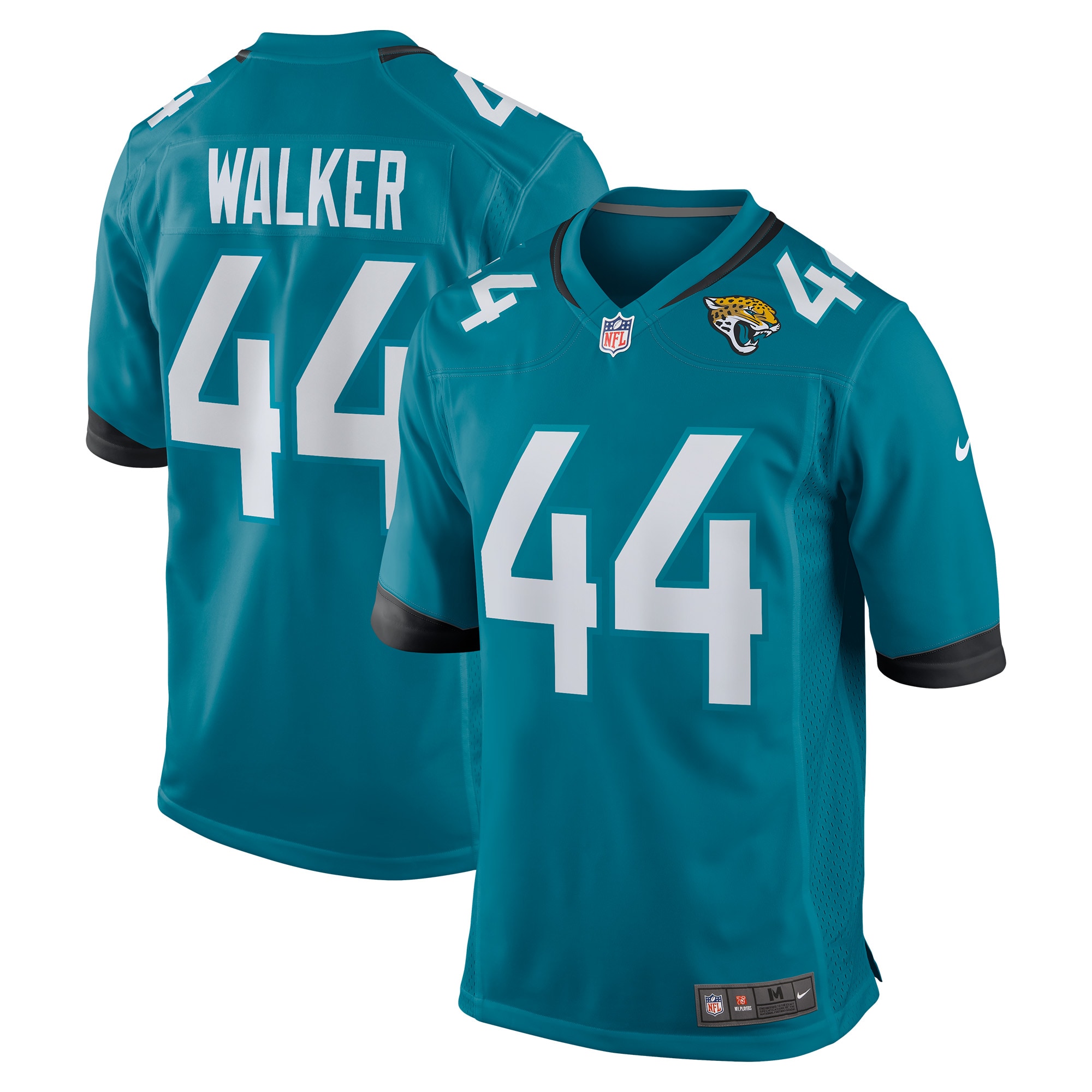 Travon Walker Jacksonville Jaguars Nike Youth Game Jersey - Teal - vstockx