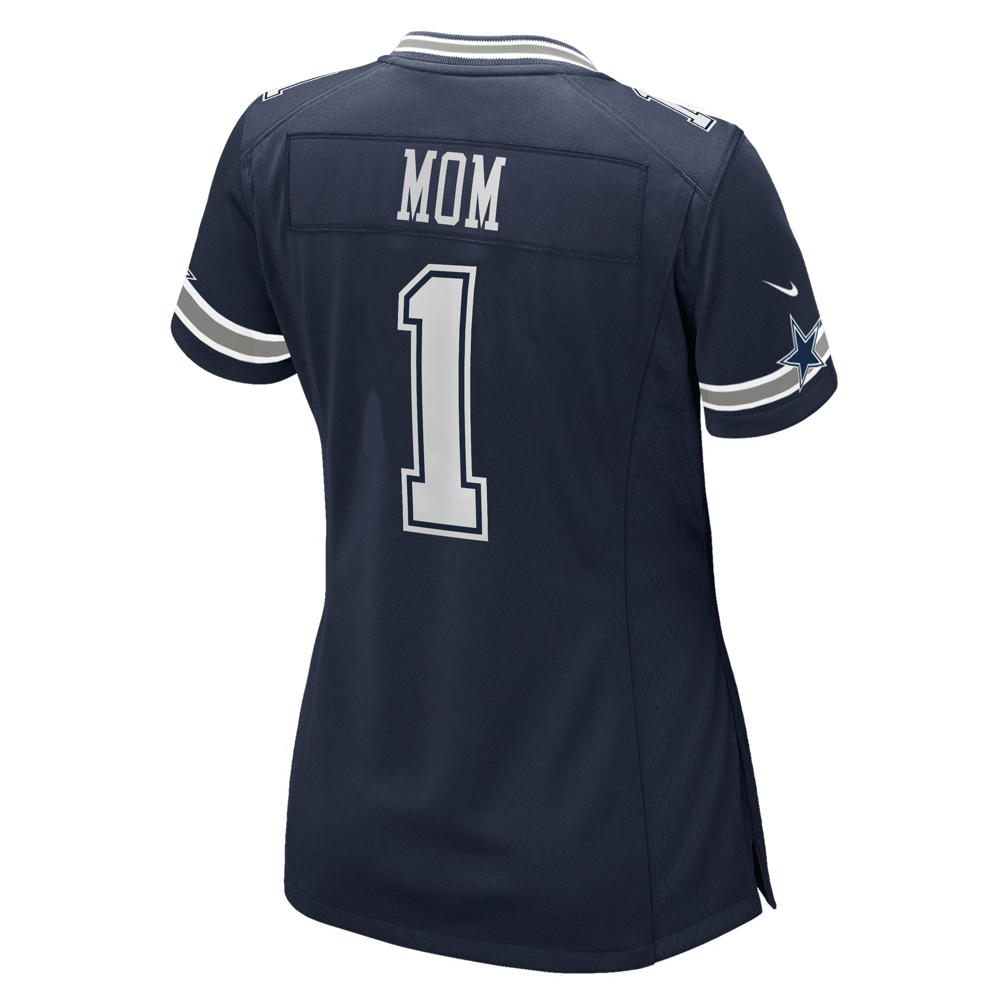 Women's Nike Number 1 Mom Navy Dallas Cowboys Game Jersey - vstockx