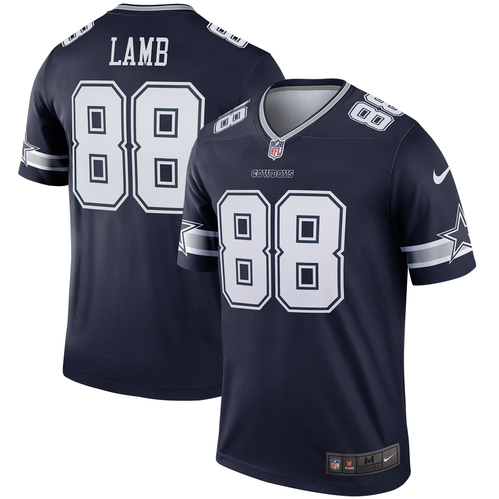Men's Nike CeeDee Lamb Navy Dallas Cowboys Legend Jersey - vstockx