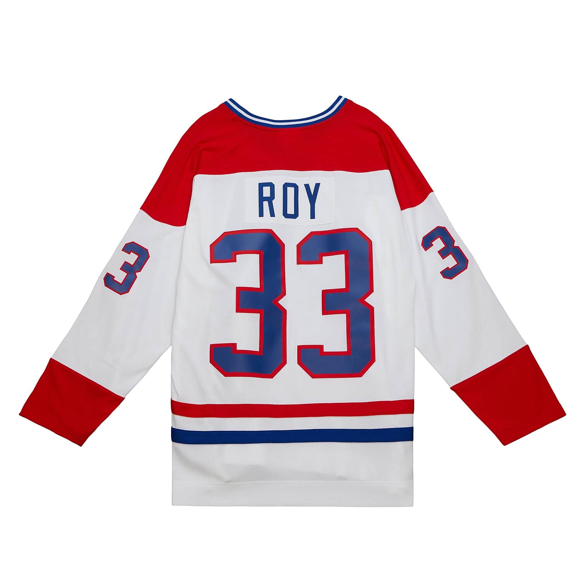 Blue Line Patrick Roy Montreal Canadiens 1992 Jersey - vstockx