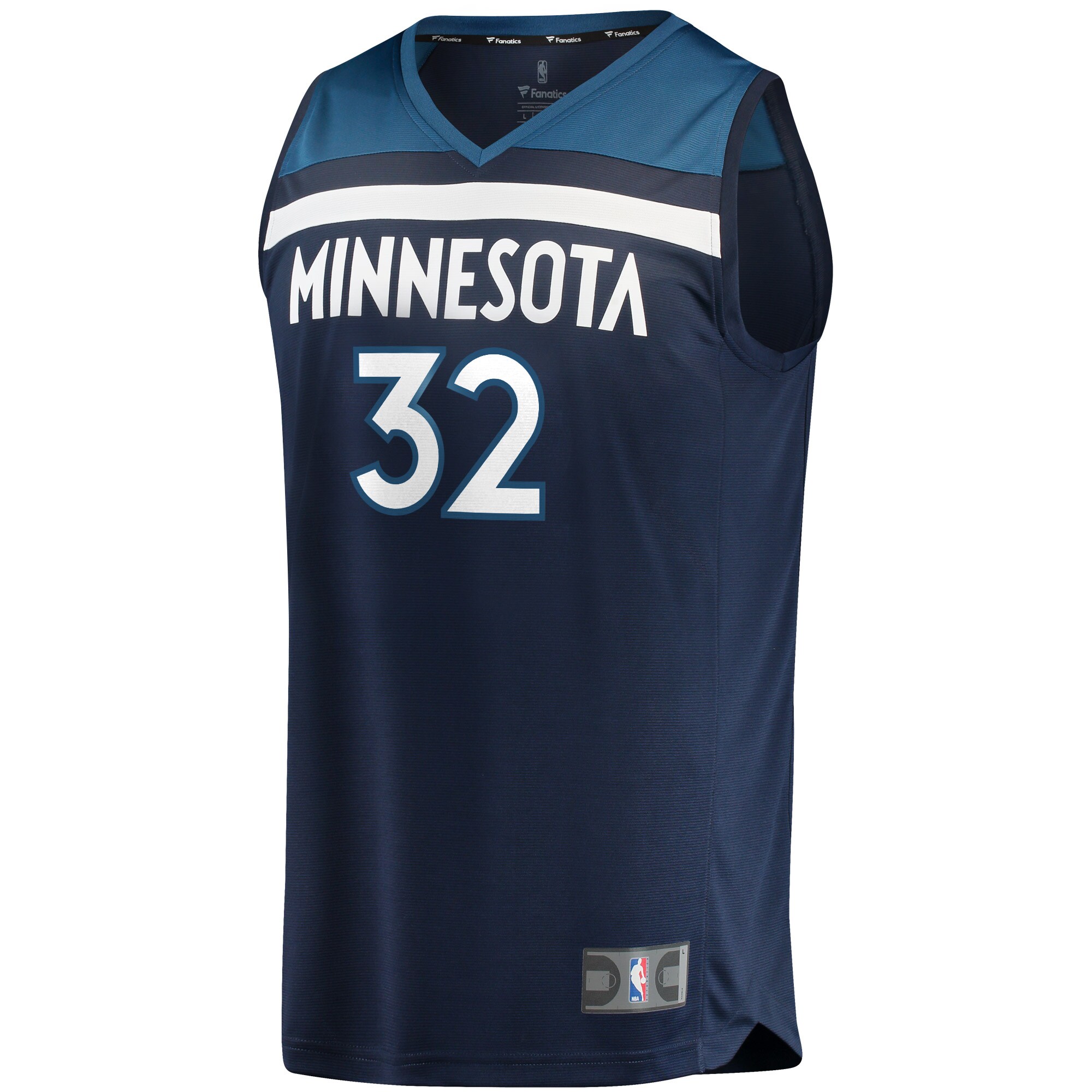 Karl-Anthony Towns Minnesota Timberwolves Fanatics Branded Fast Break Replica Player Jersey Navy - Icon Edition - vstockx