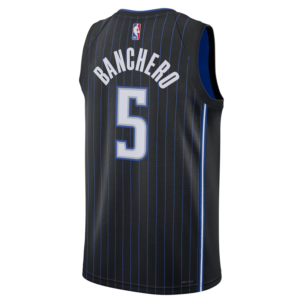 Paolo Banchero Orlando Magic Nike Unisex 2022 NBA Draft First Round Pick Swingman Jersey - Icon Edition - Black - vstockx