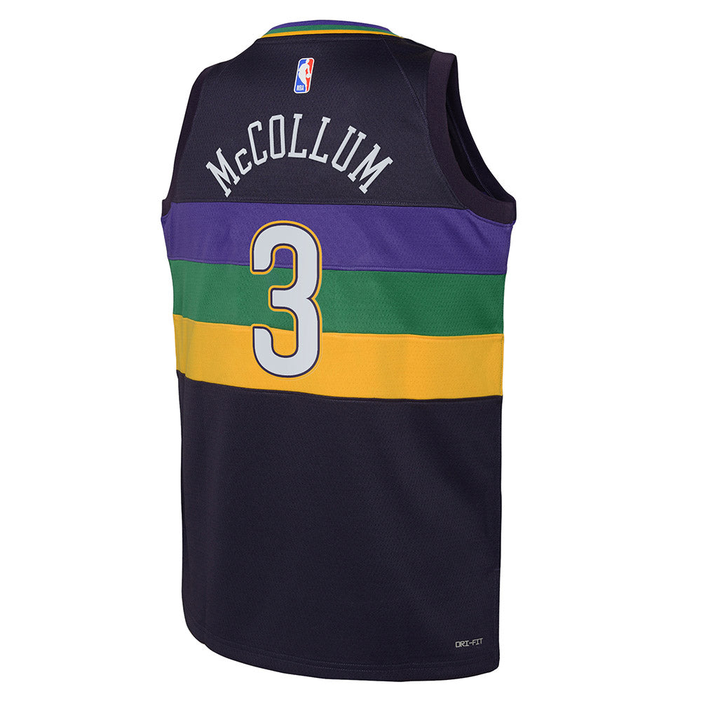 Youth New Orleans Pelicans CJ McCollum City Edition Jersey - Black - vstockx