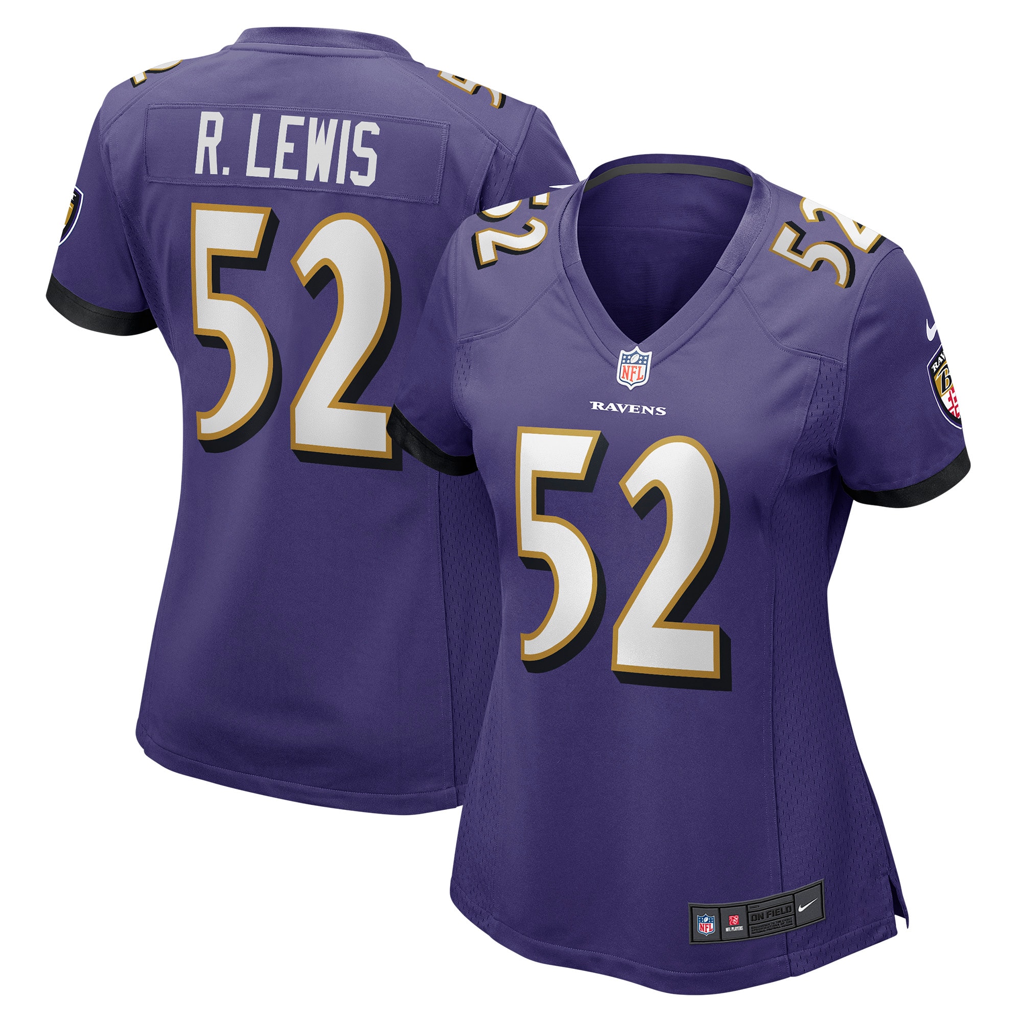 Ray Lewis Baltimore Ravens Nike Women's Game Jersey - Purple - vstockx