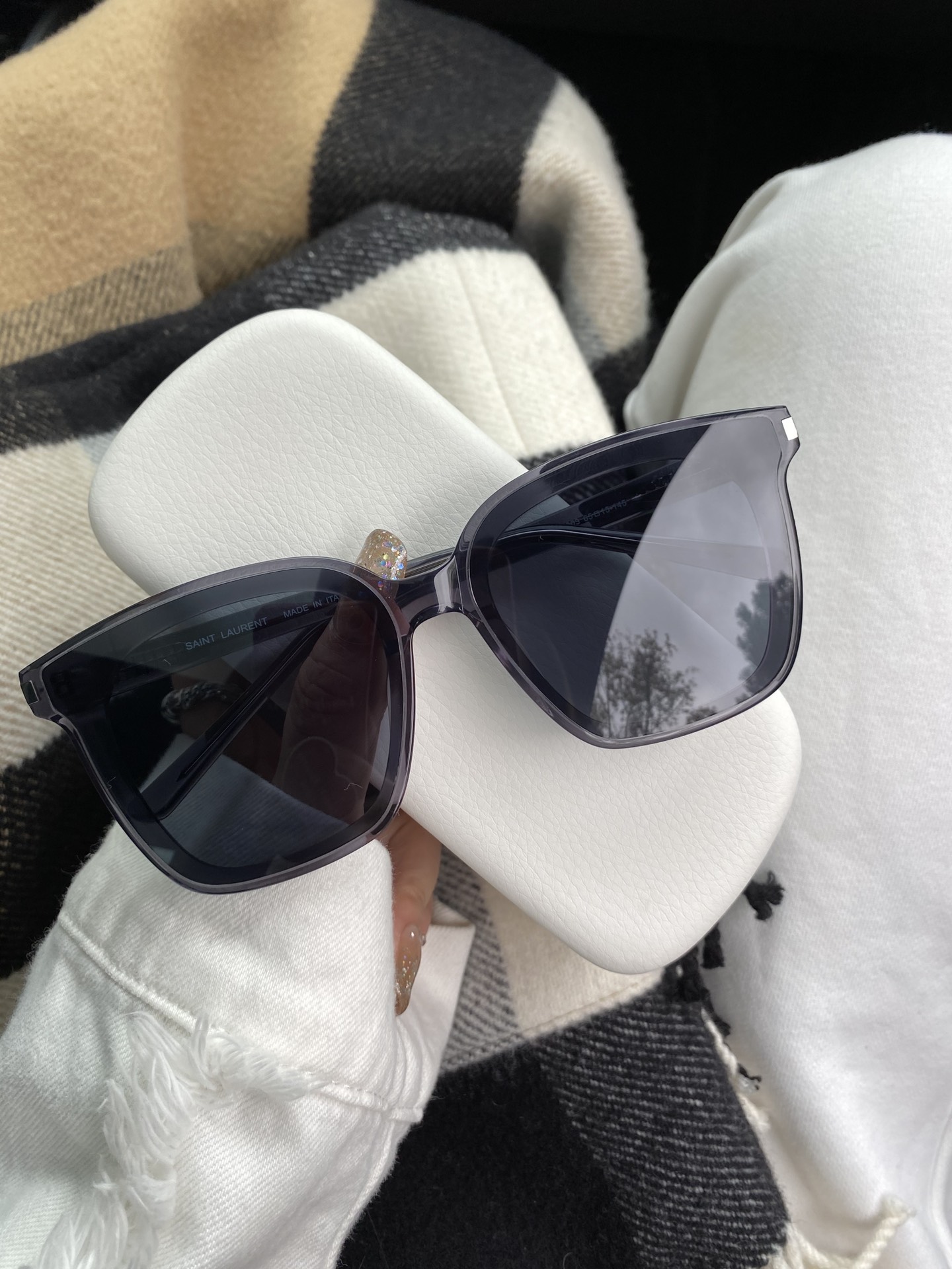 Sunglasses Saint Laurent SL318 size:65��15-145 - vstockx