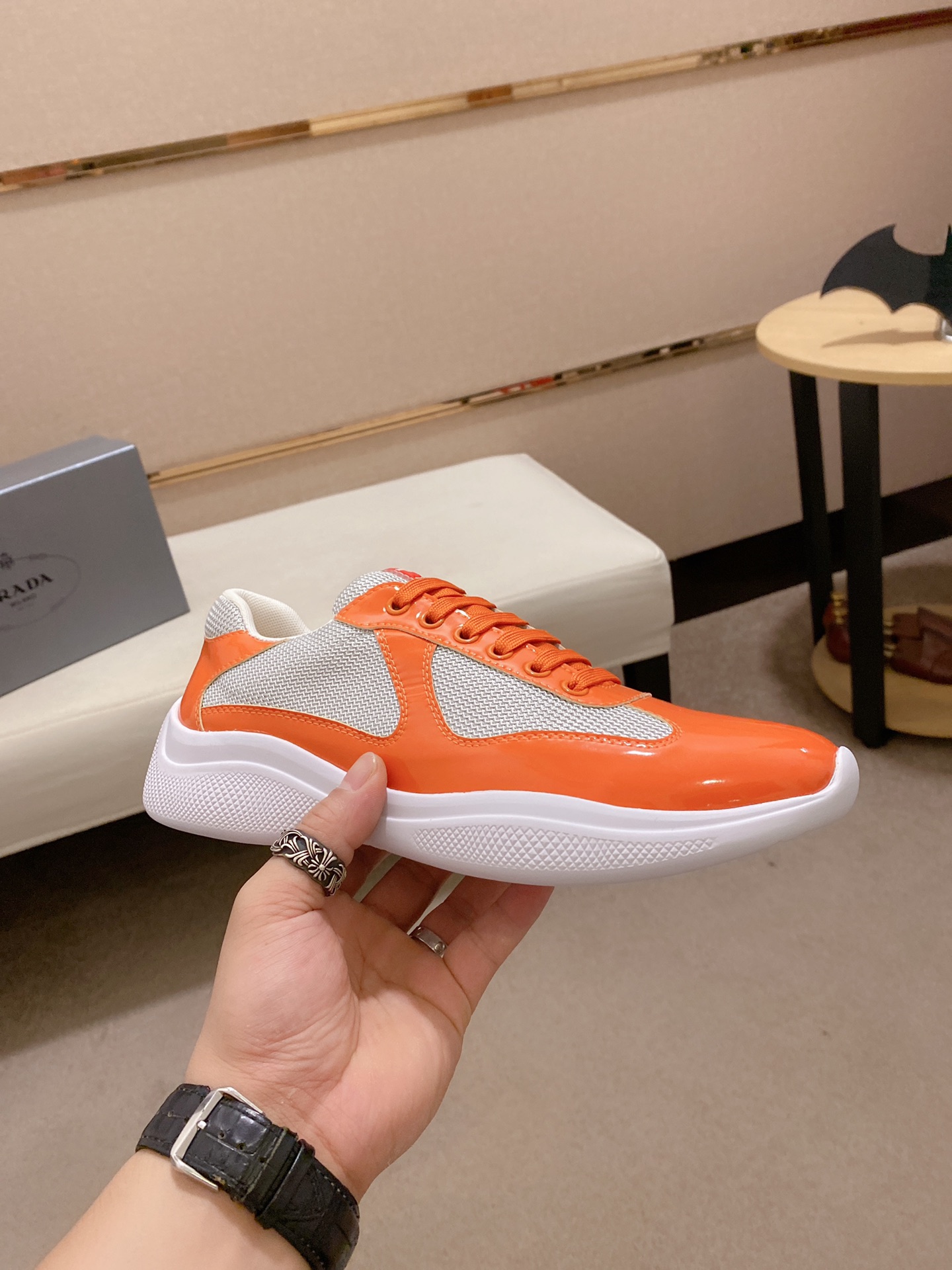 Prada America's Cup sneaker 13 - vstockx