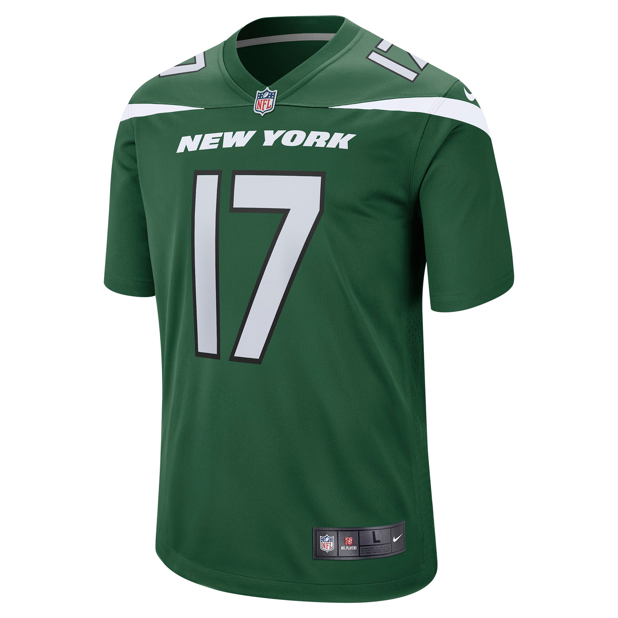 Garrett Wilson New York Jets Nike Player Game Jersey - Green - vstockx