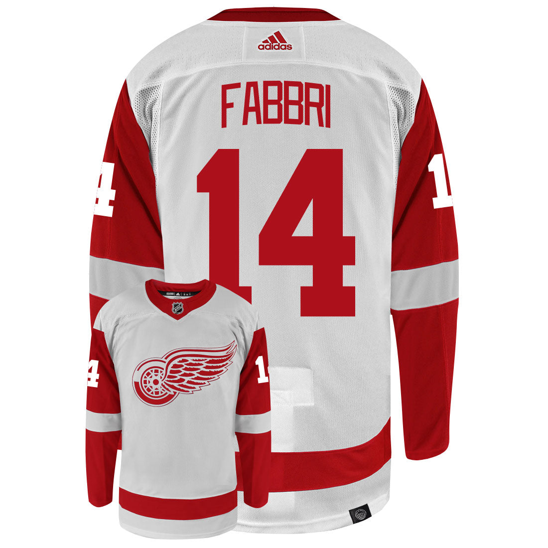 Robby Fabbri Detroit Red Wings Adidas Primegreen Authentic NHL Hockey Jersey - vstockx