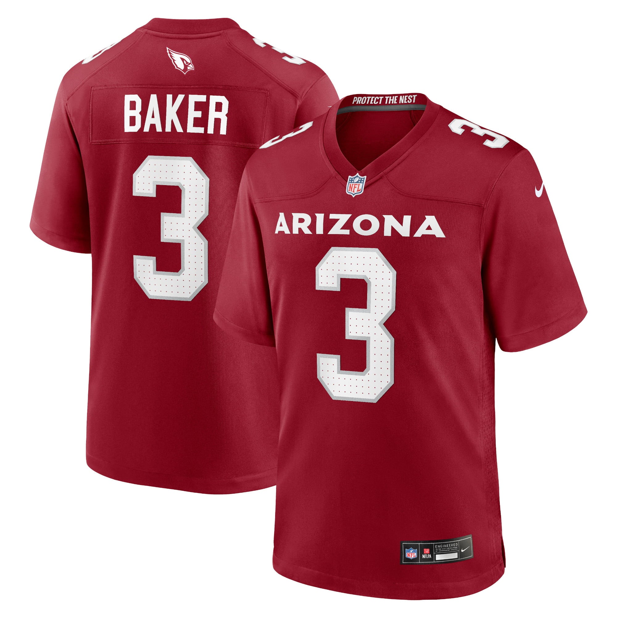 Men's Nike Budda Baker Cardinal Arizona Cardinals Game Player Jersey - vstockx