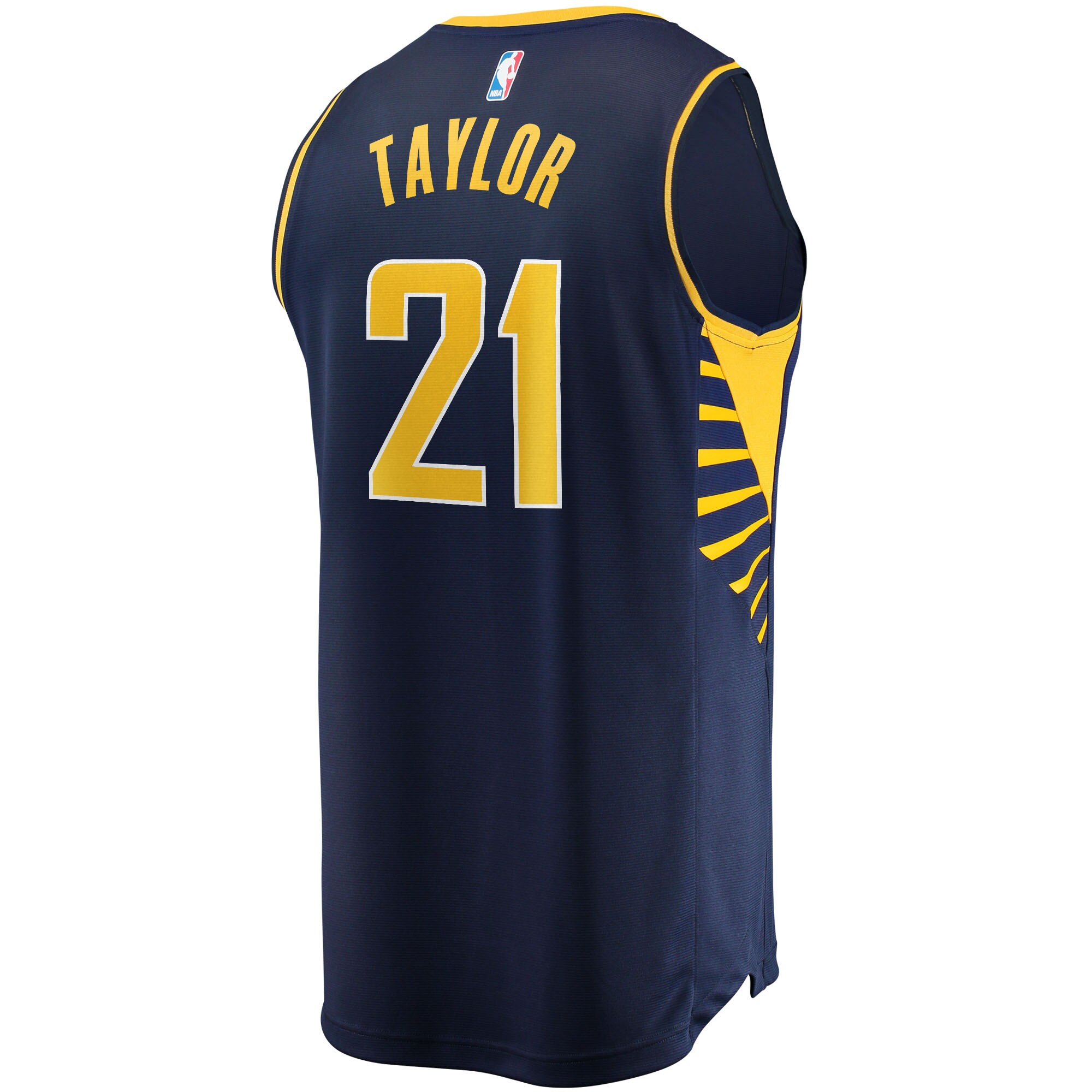 Terry Taylor Indiana Pacers Fanatics Branded 2021/22 Fast Break Replica Jersey - Icon Edition - Navy - vstockx