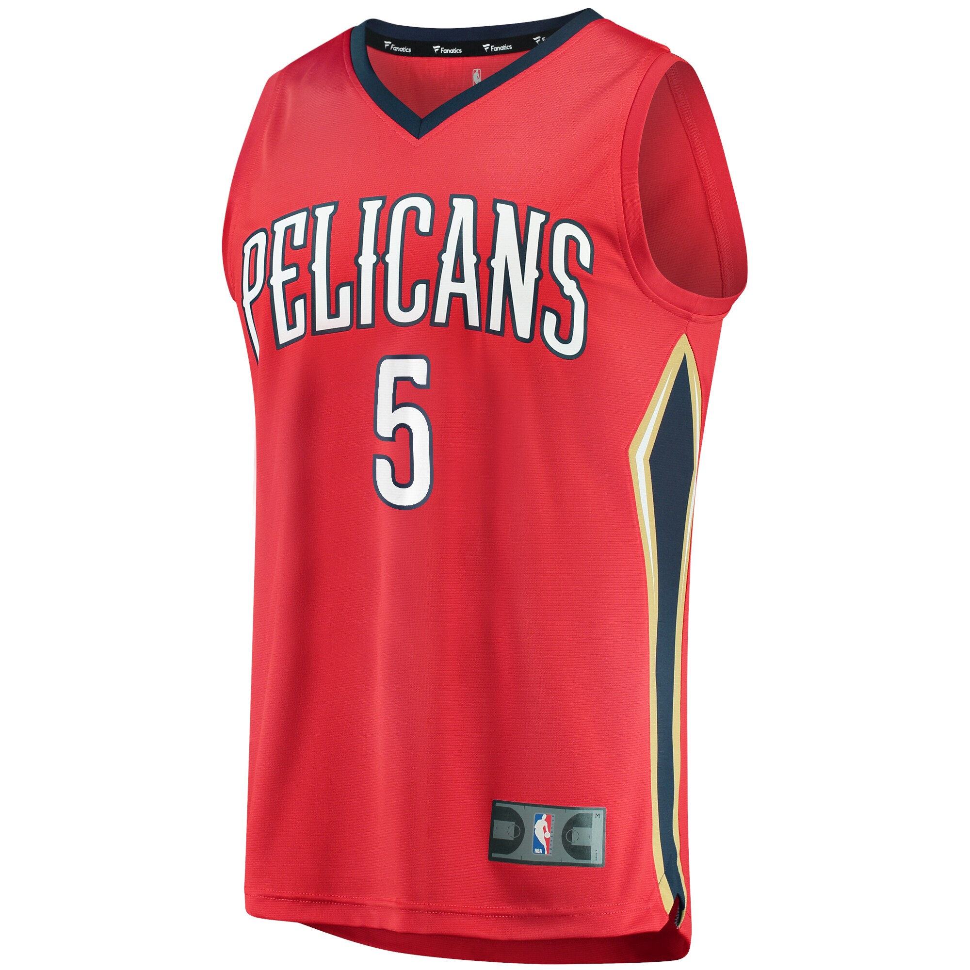 Herbert Jones New Orleans Pelicans Fanatics Branded Fast Break Replica Player Jersey - Statement Edition - Red - vstockx