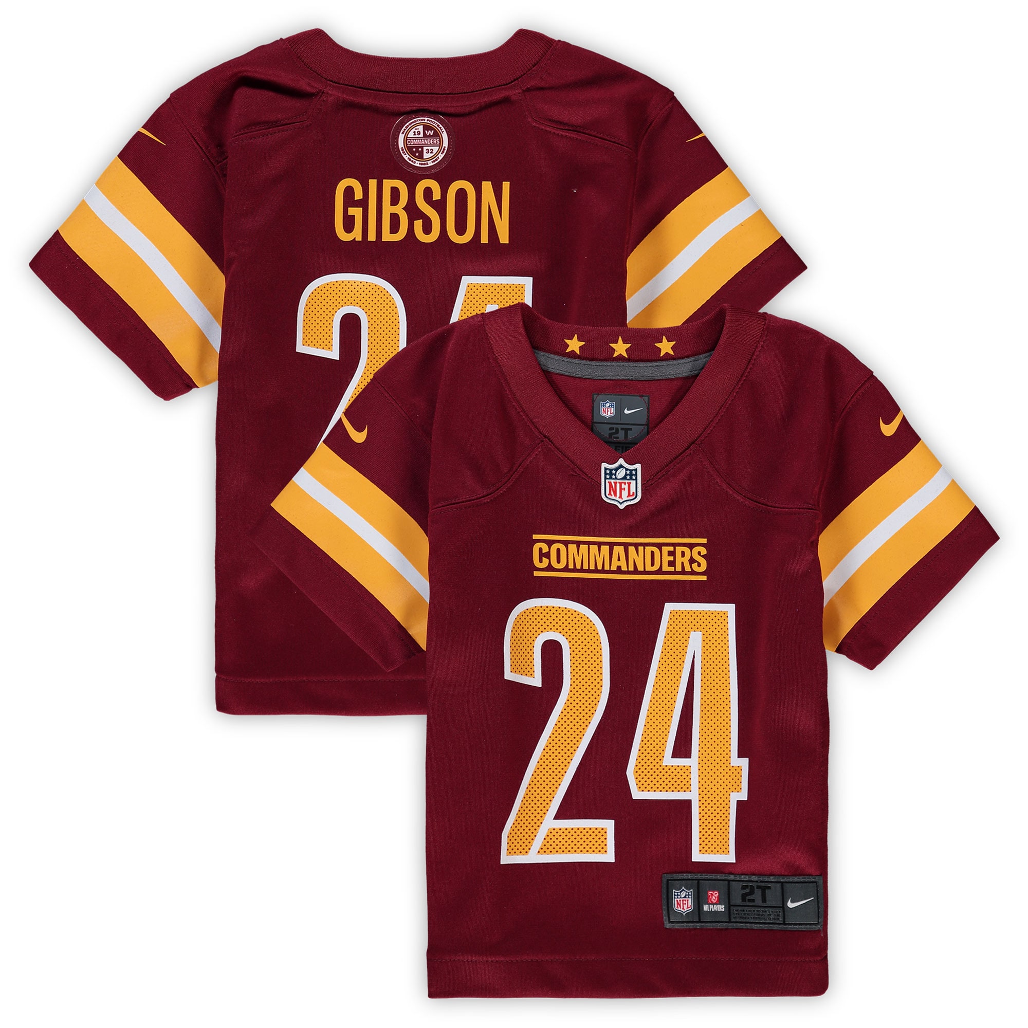 Antonio Gibson Washington Commanders Nike Toddler Game Jersey - Burgundy - vstockx