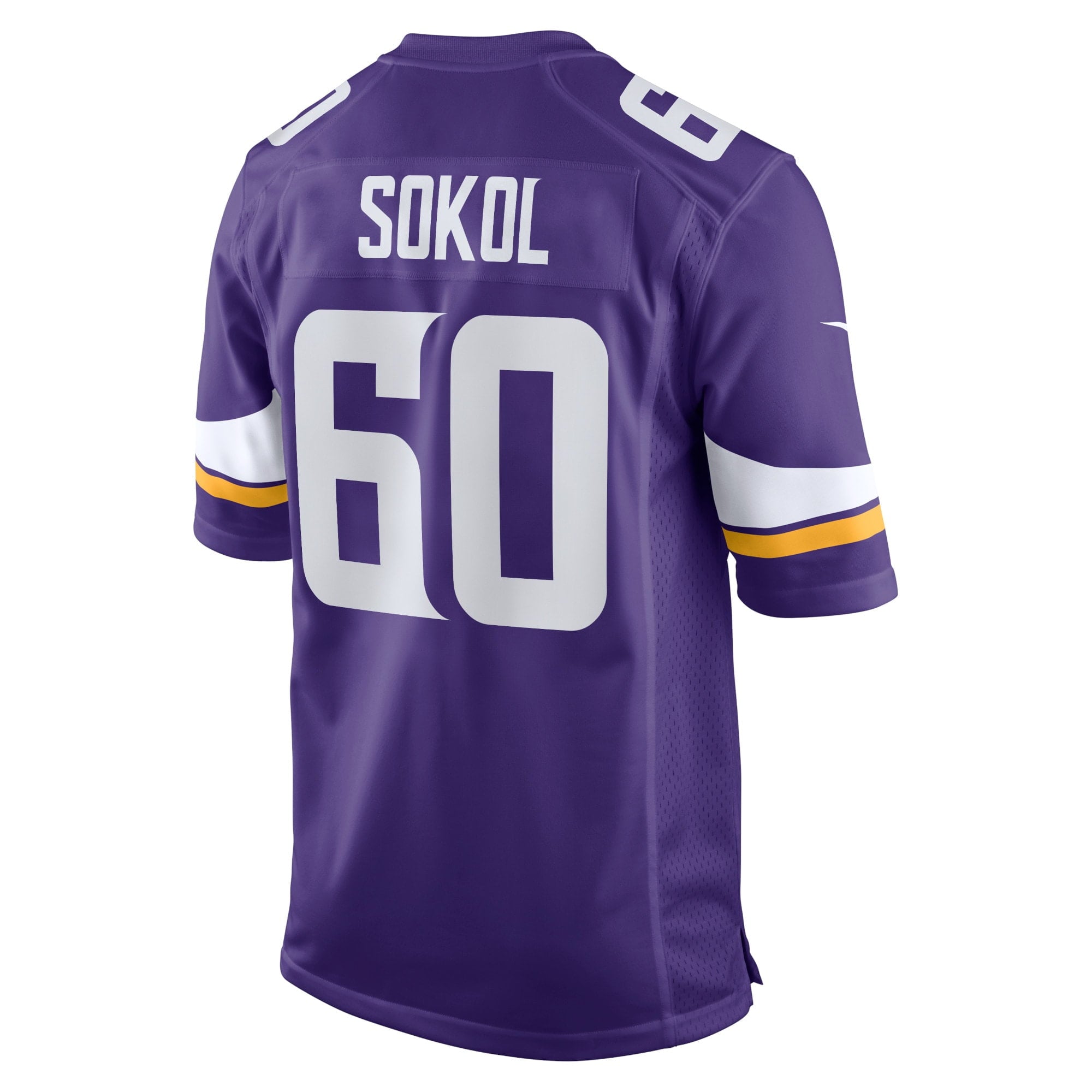 Men's Nike Josh Sokol Purple Minnesota Vikings Home Game Player Jersey - vstockx