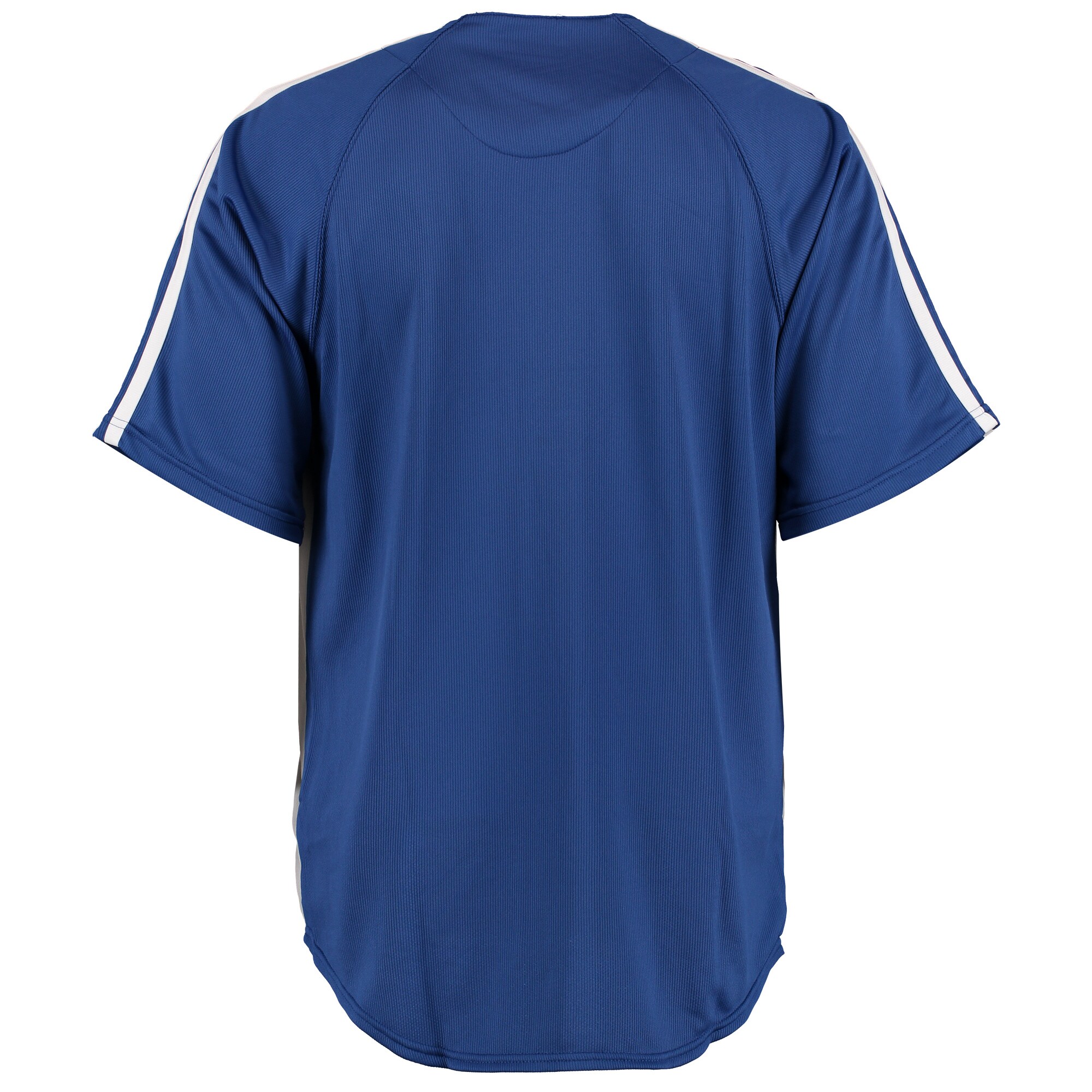 Kansas City Royals Stitches Cut off Man Fashion Full Button Jersey - Royal - vstockx