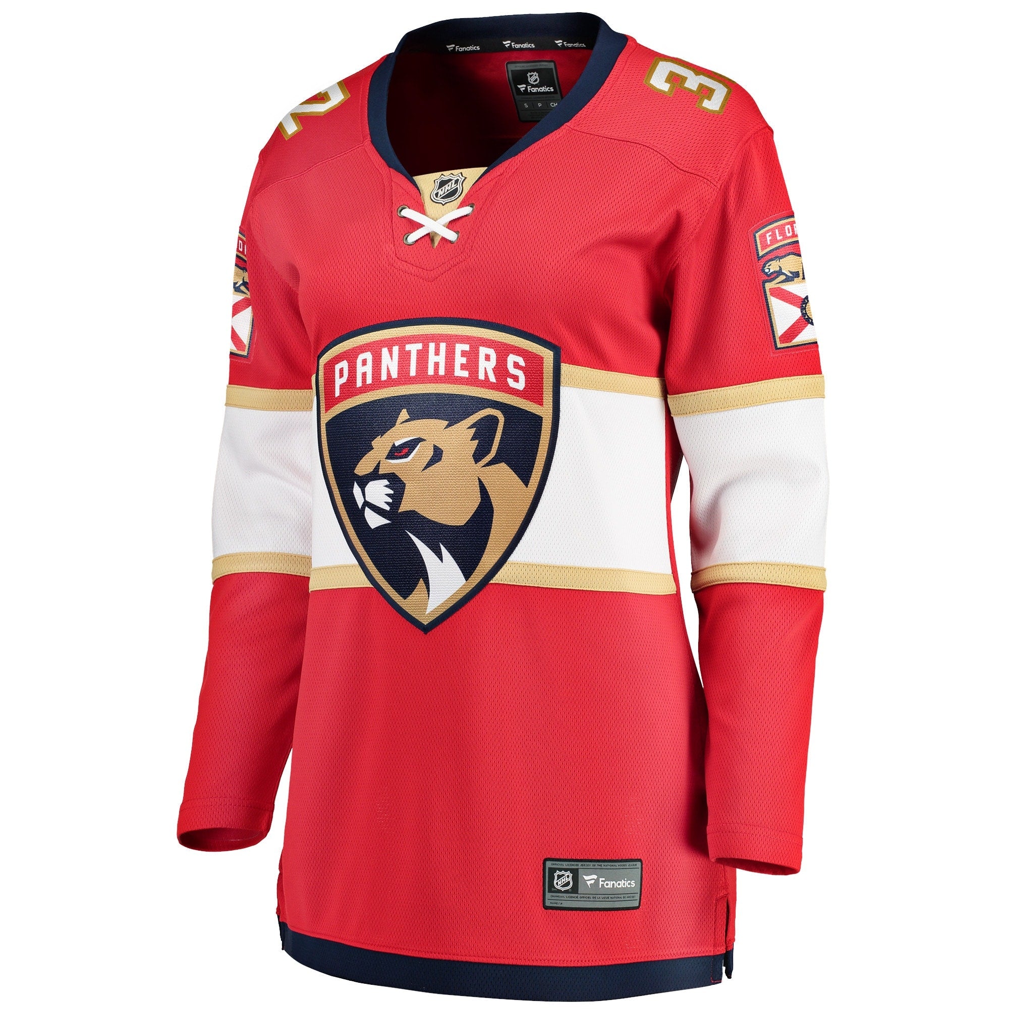 Women's Fanatics Branded Lucas Carlsson Red Florida Panthers Home Breakaway Player Jersey - vstockx