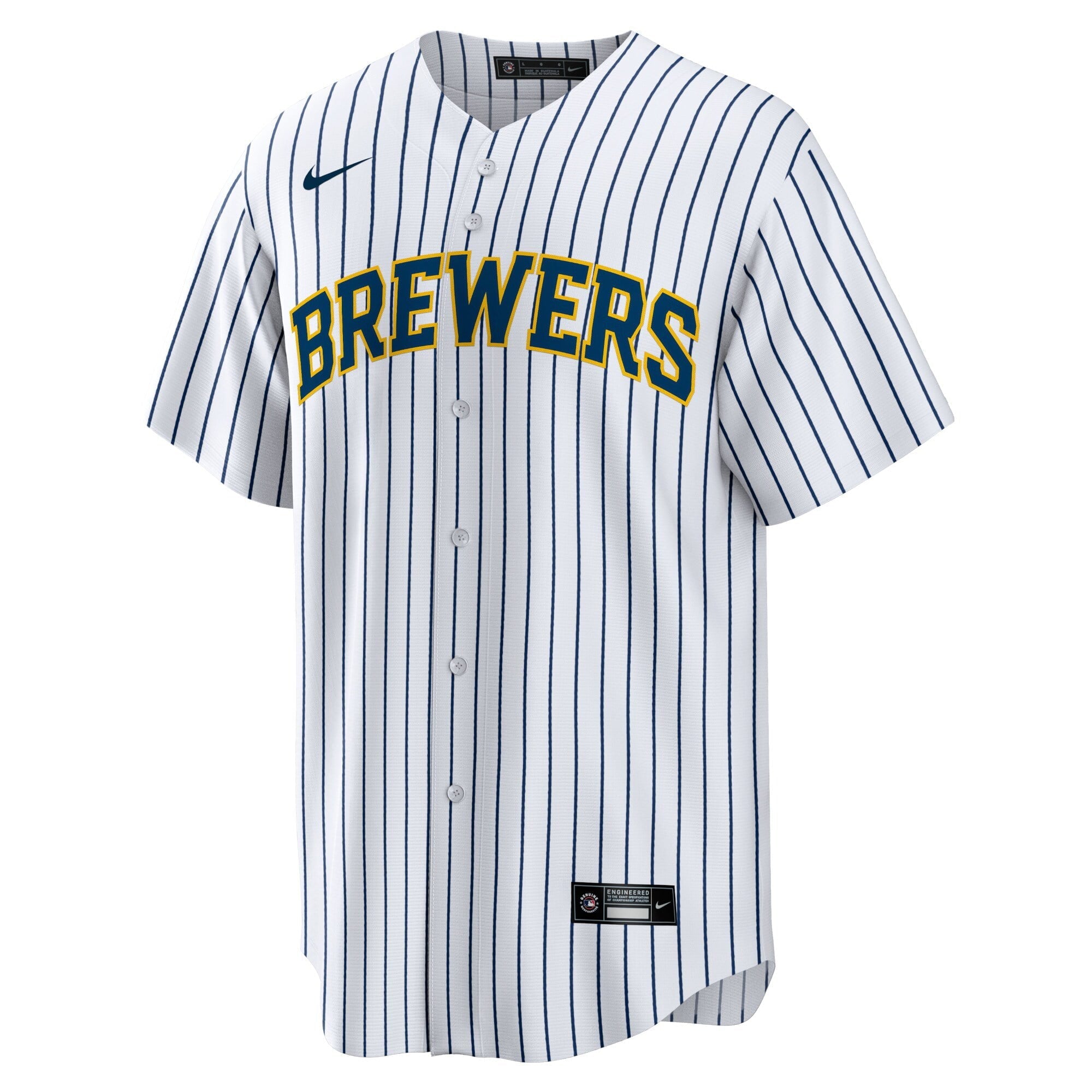 Men's Nike Christian Yelich White Milwaukee Brewers Alternate Replica Player Jersey - vstockx