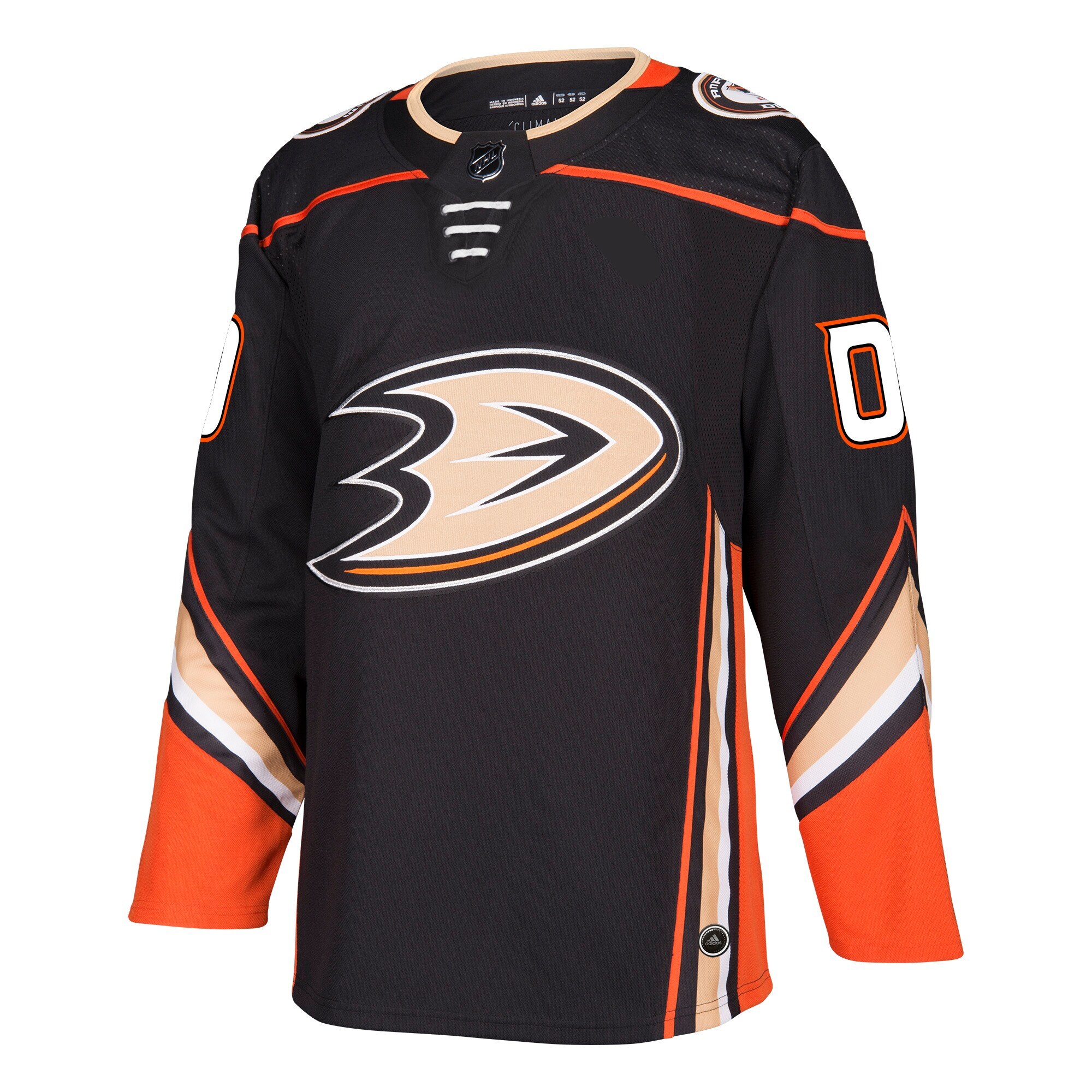 Anaheim Ducks adidas Authentic Custom Jersey - Black - vstockx