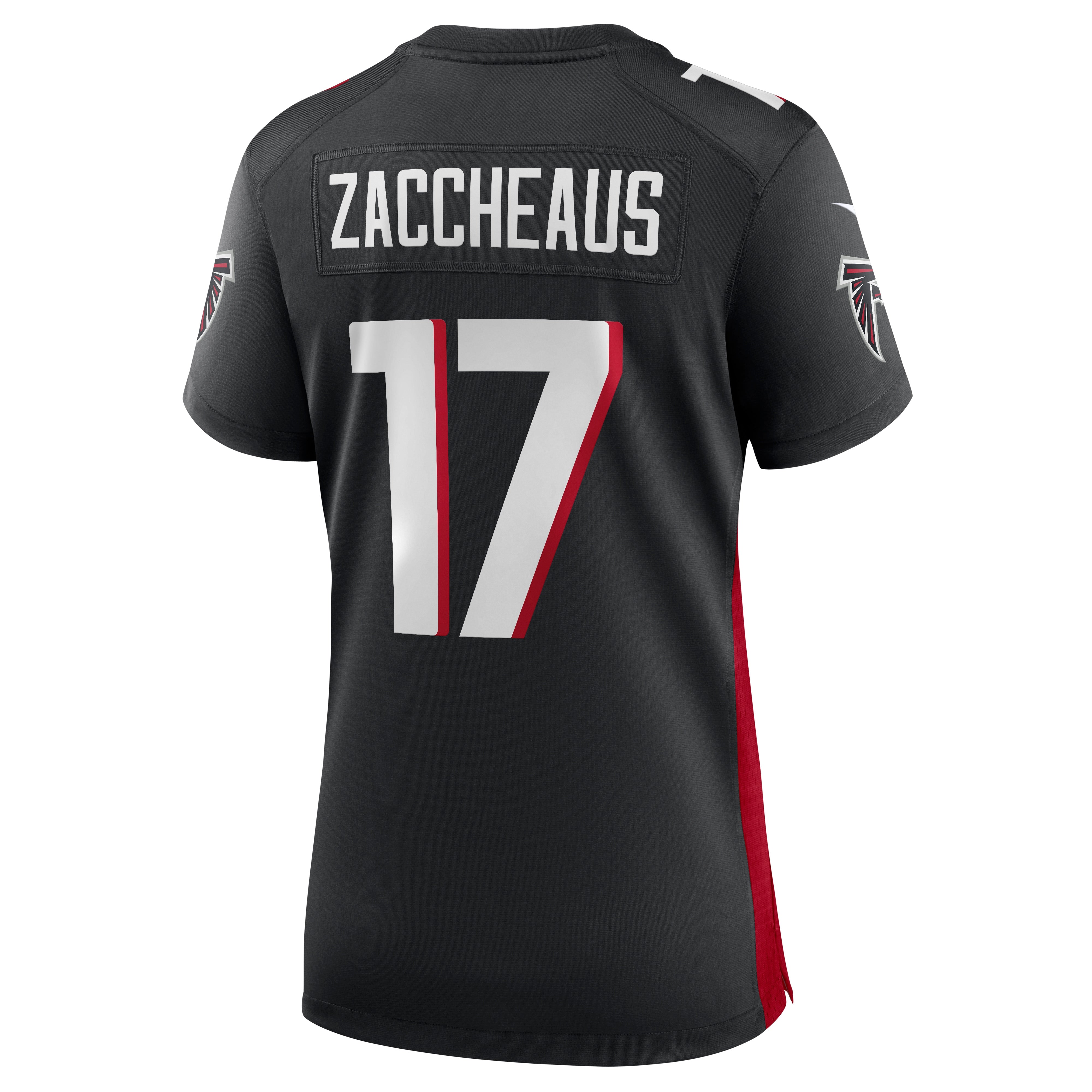 Women's Nike Olamide Zaccheaus Black Atlanta Falcons Game Jersey - vstockx