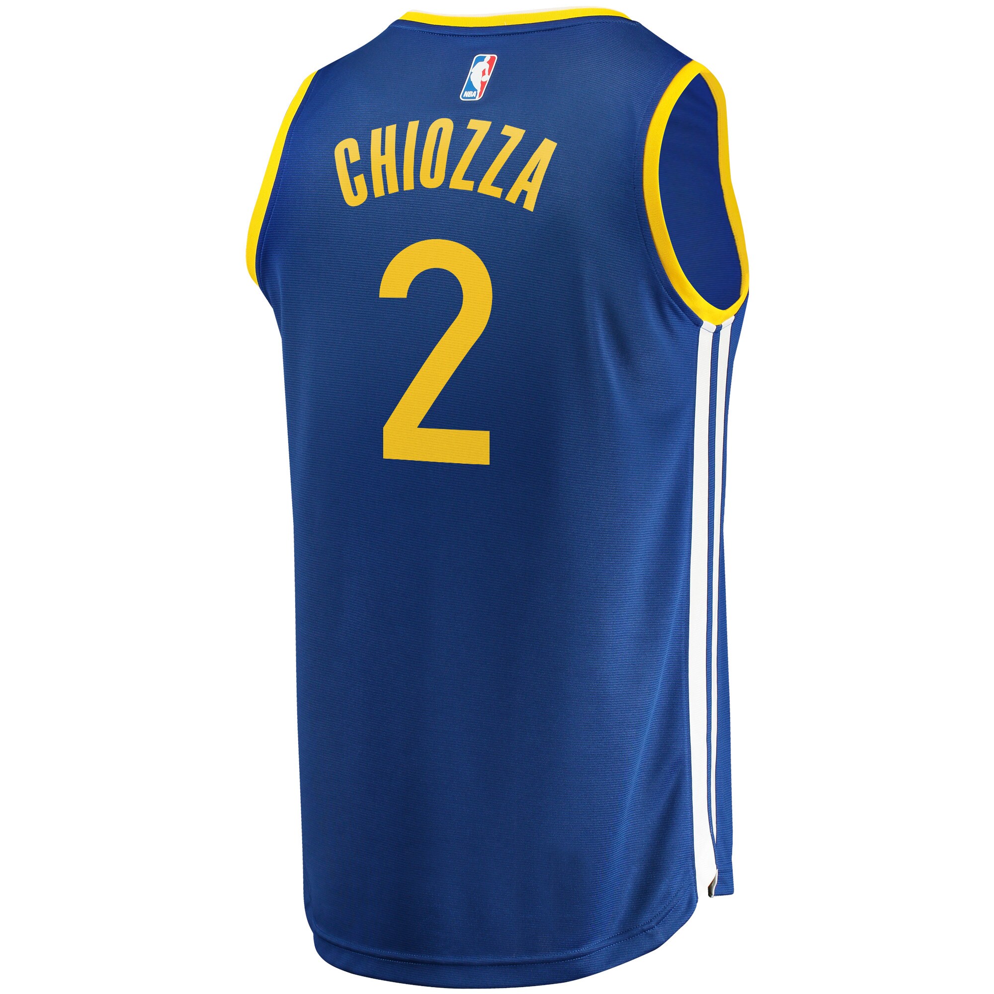 Chris Chiozza Golden State Warriors Fanatics Branded Youth 2021/22 Fast Break Replica Jersey - Icon Edition - Royal - vstockx
