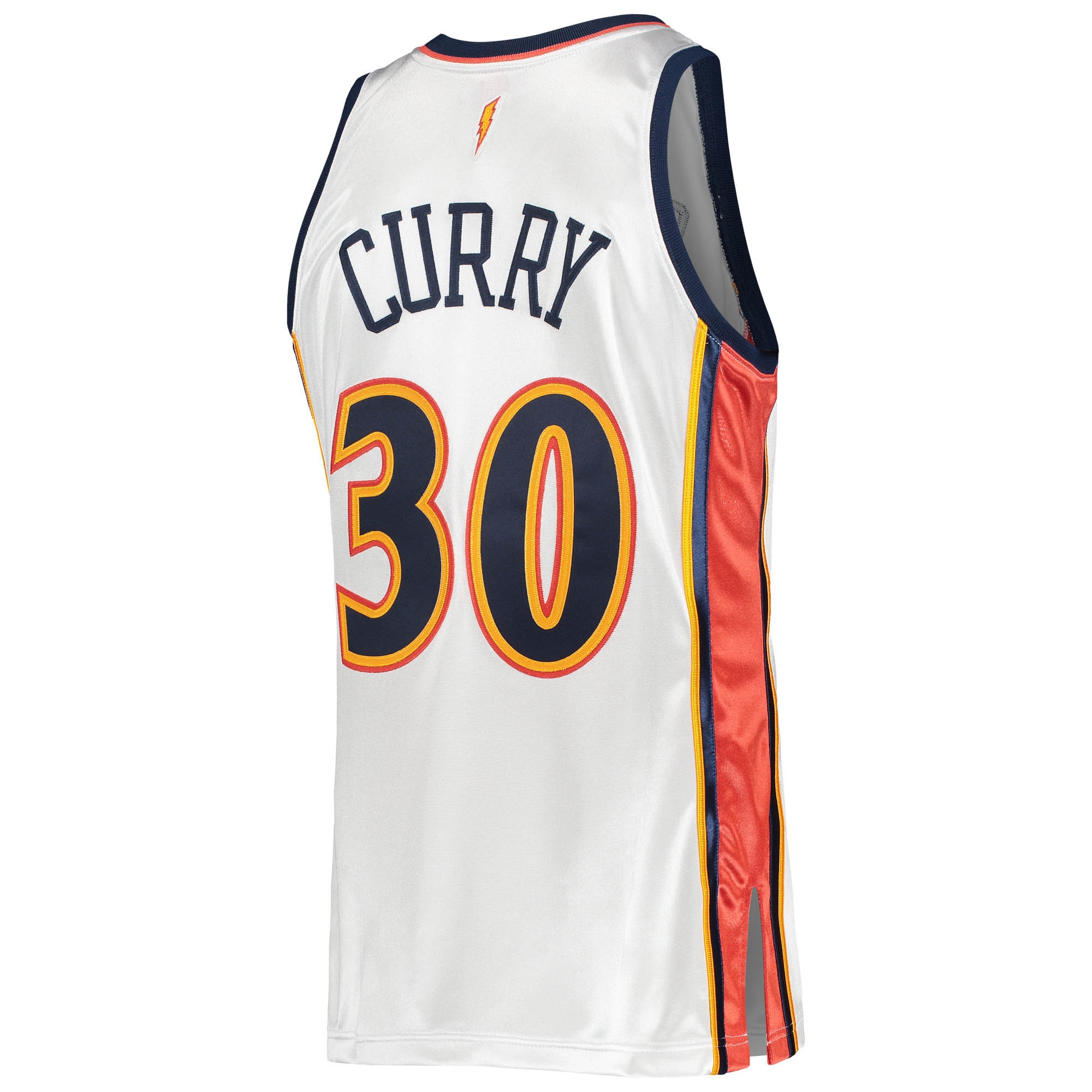 Stephen Curry Golden State Warriors Mitchell & Ness 2009-10 Hardwood Classics Authentic Player Jersey - White - vstockx