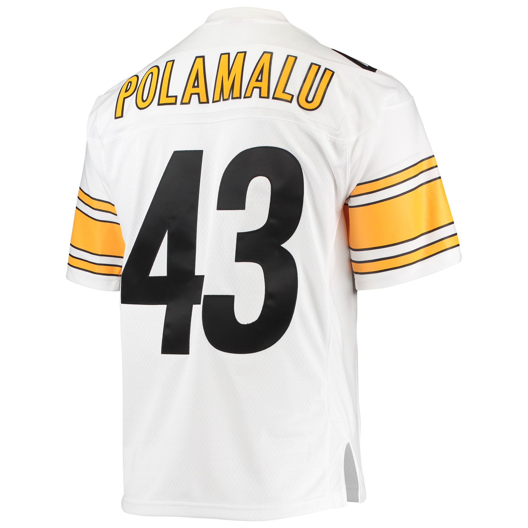 Troy Polamalu Pittsburgh Steelers Mitchell & Ness Legacy Replica Jersey - White - vstockx
