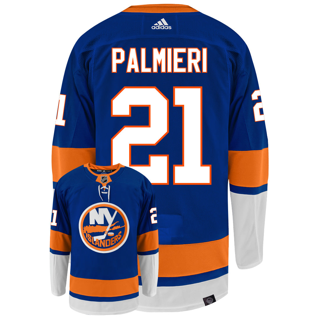 Kyle Palmieri New York Islanders Adidas Primegreen Authentic NHL Hockey Jersey - vstockx