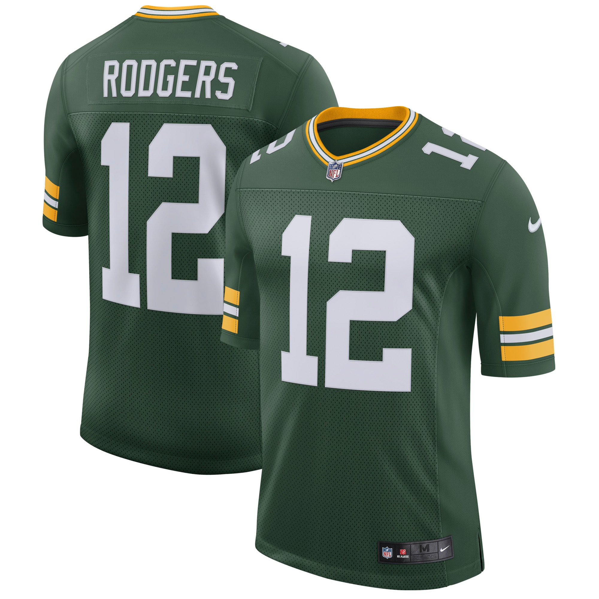 Aaron Rodgers Green Bay Packers Nike Classic Limited Player Jersey - Green - vstockx