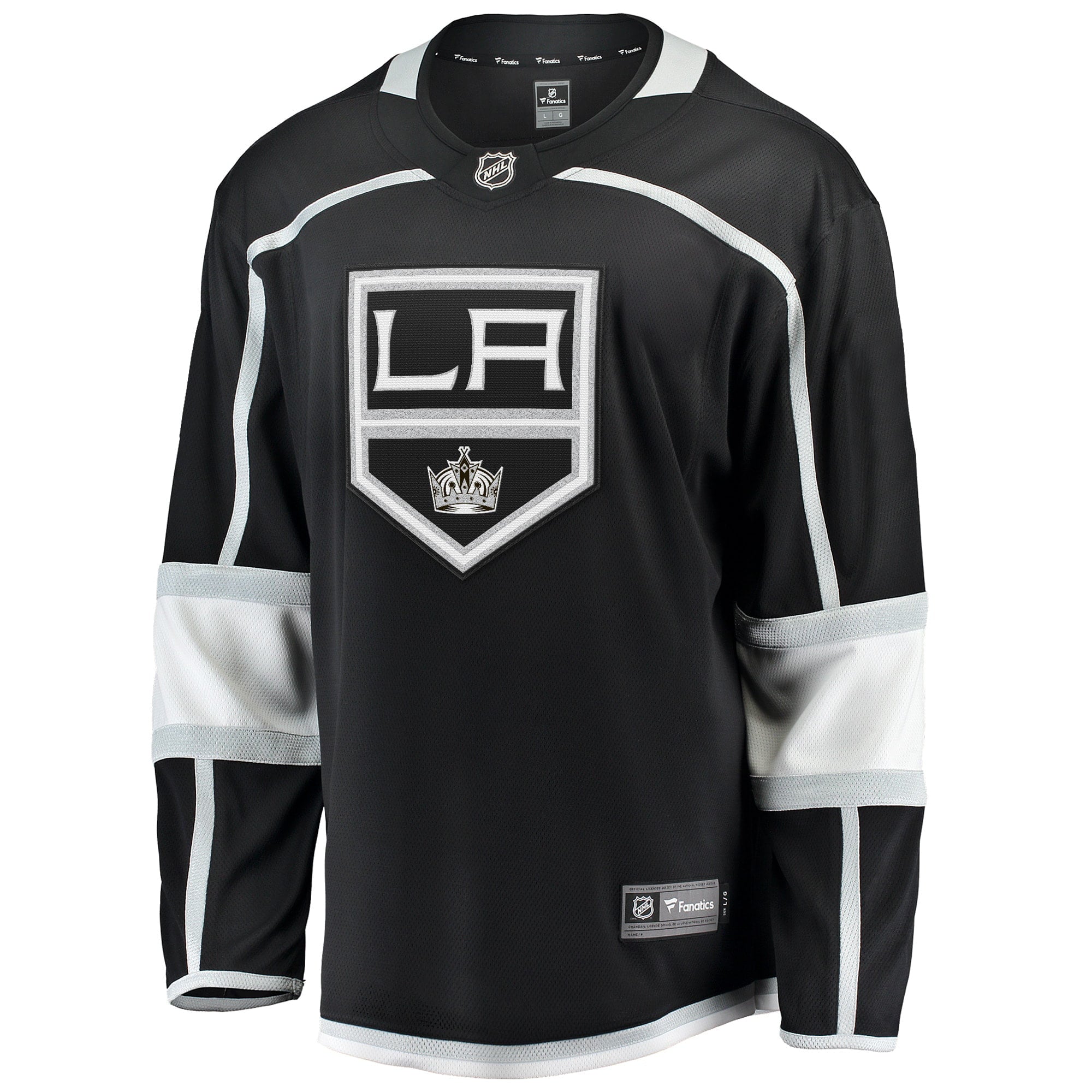 Men's Fanatics Branded Black Los Angeles Kings 2020/21 Home Breakaway Jersey - vstockx