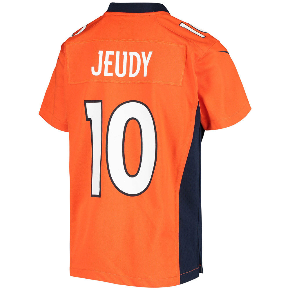 Youth Denver Broncos Jerry Jeudy Game Jersey Orange - vstockx
