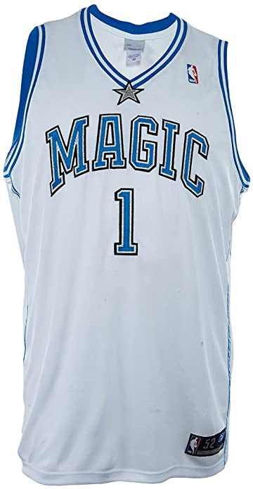 Men's NBA Tracy McGrady Orlando Magic White Reebok Authentic Jersey - vstockx