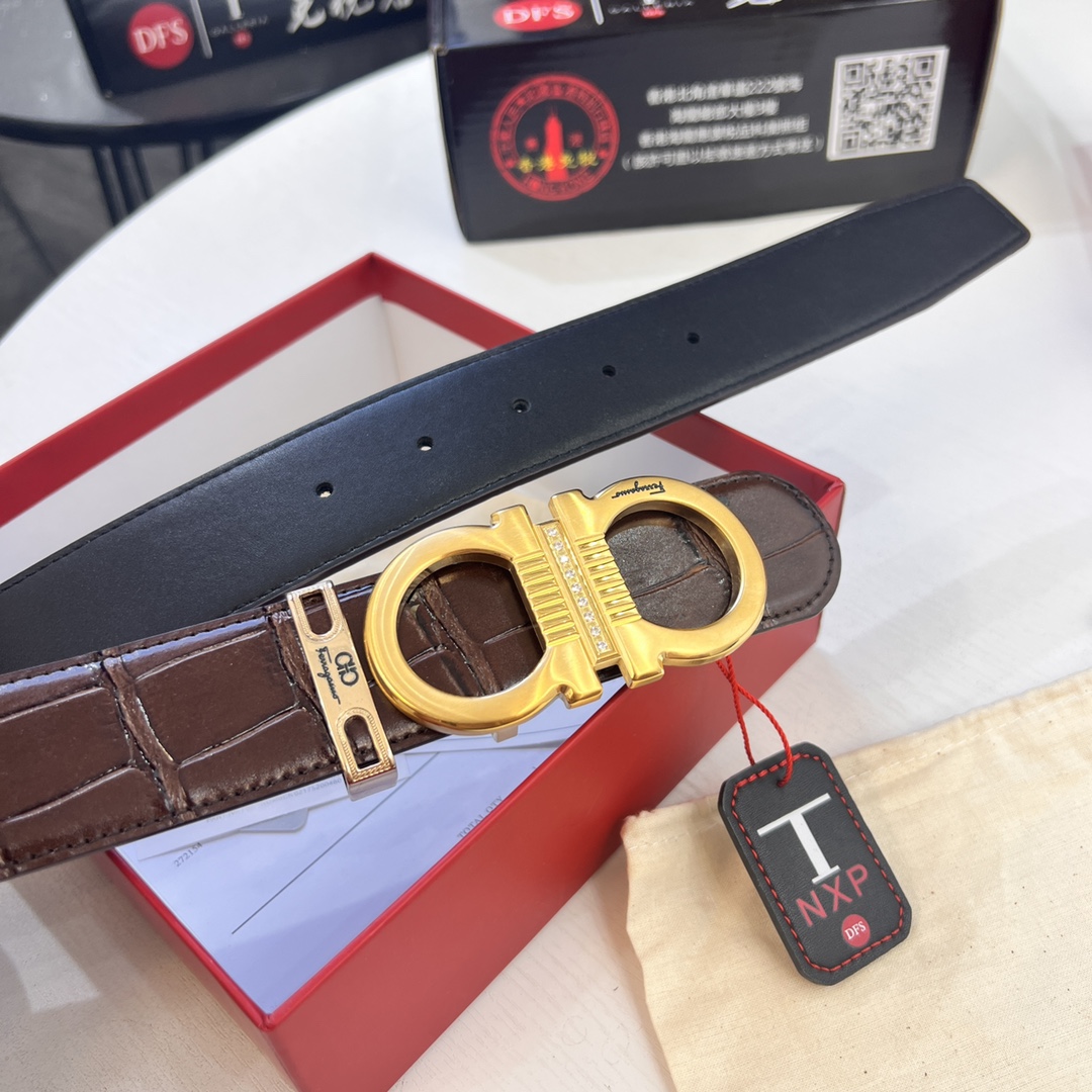 Streetwear Belt Ferragamo 320326 size:3.5cm - vstockx