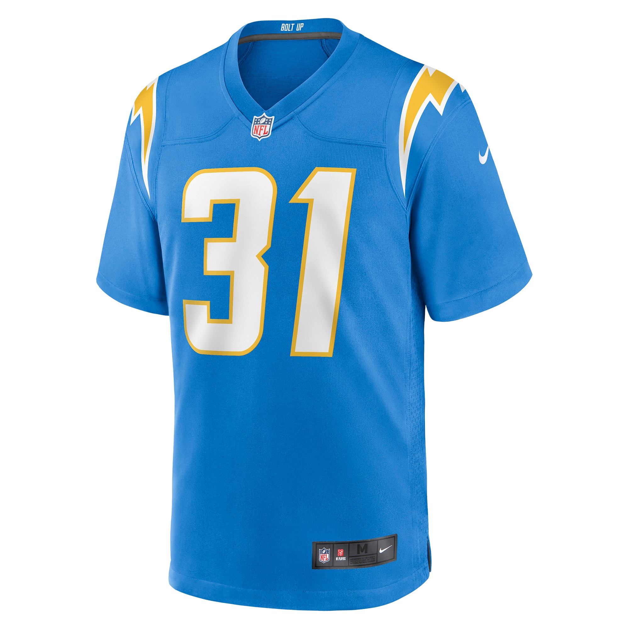 Nick Niemann Los Angeles Chargers Nike Game Player Jersey - Powder Blue - vstockx