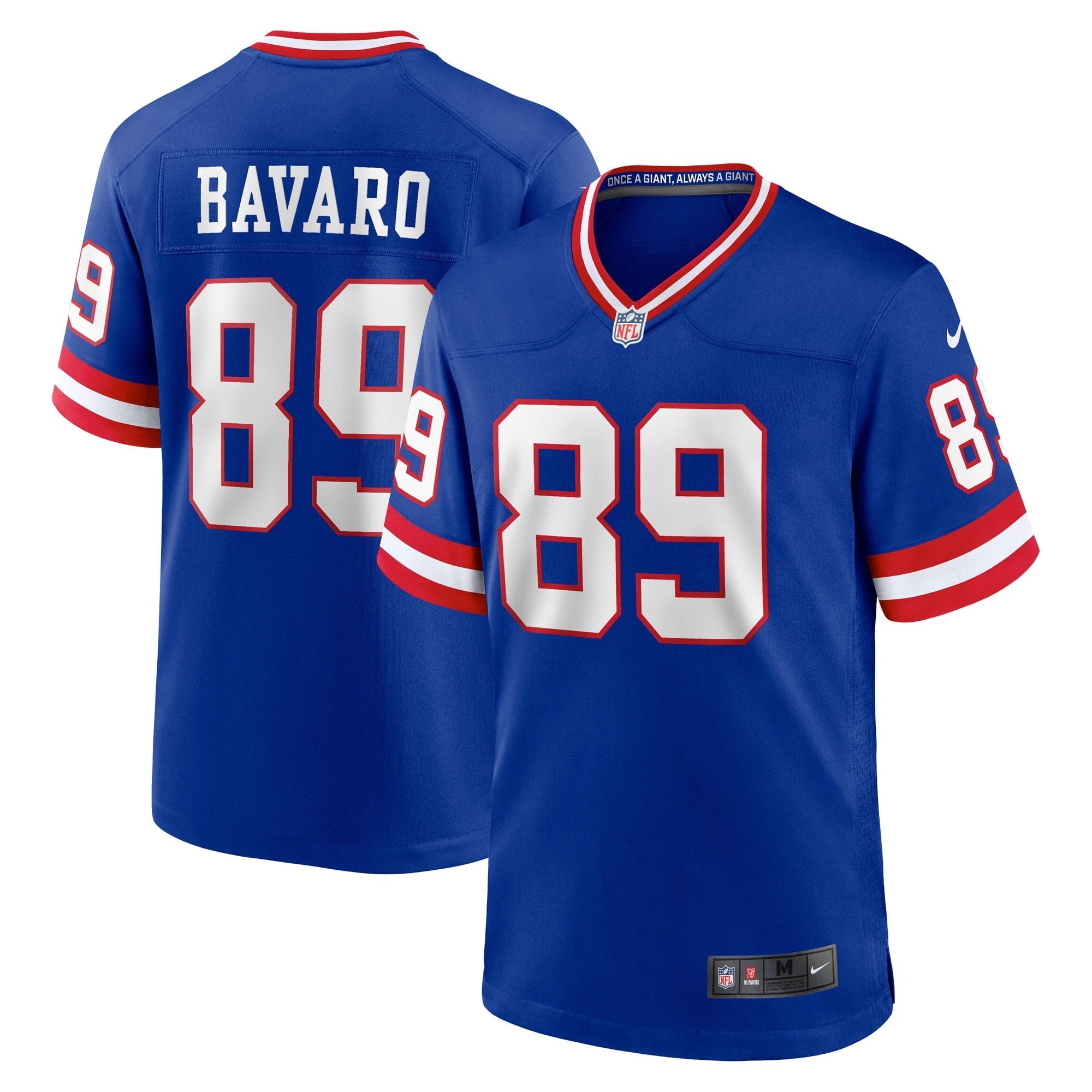 Men's Nike Mark Bavaro Royal New York Giants Classic Retired Player Game Jersey - vstockx