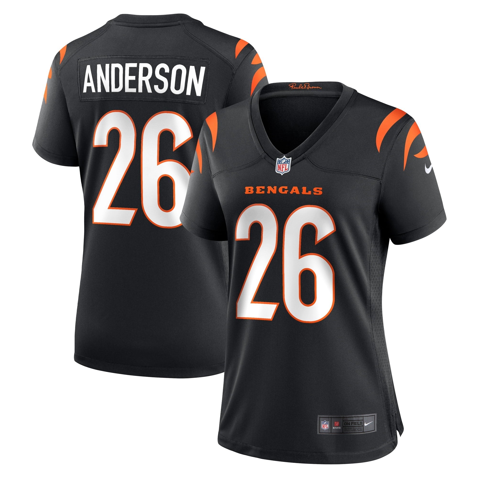 Women's Nike Tycen Anderson Black Cincinnati Bengals Game Player Jersey - vstockx