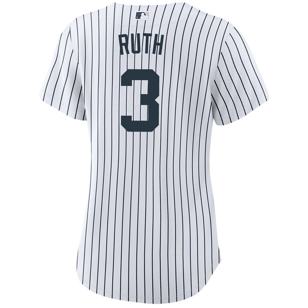Women's New York Yankees Babe Ruth Replica Home Jersey - White - vstockx