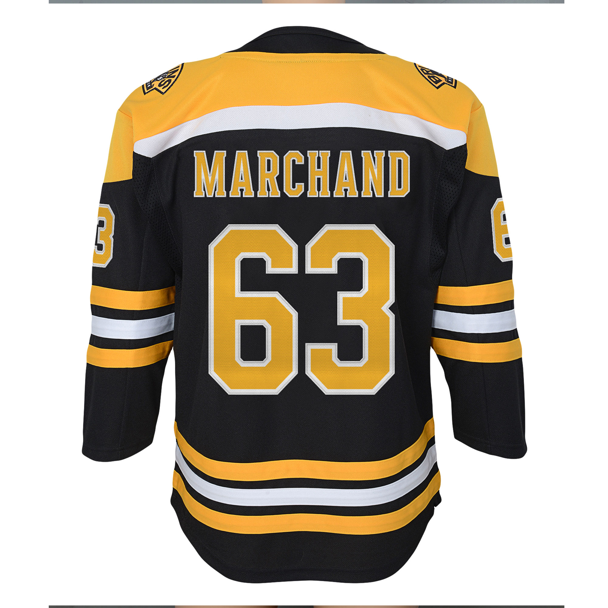 Brad Marchand Boston Bruins Youth Home Premier Player Jersey - Black - vstockx