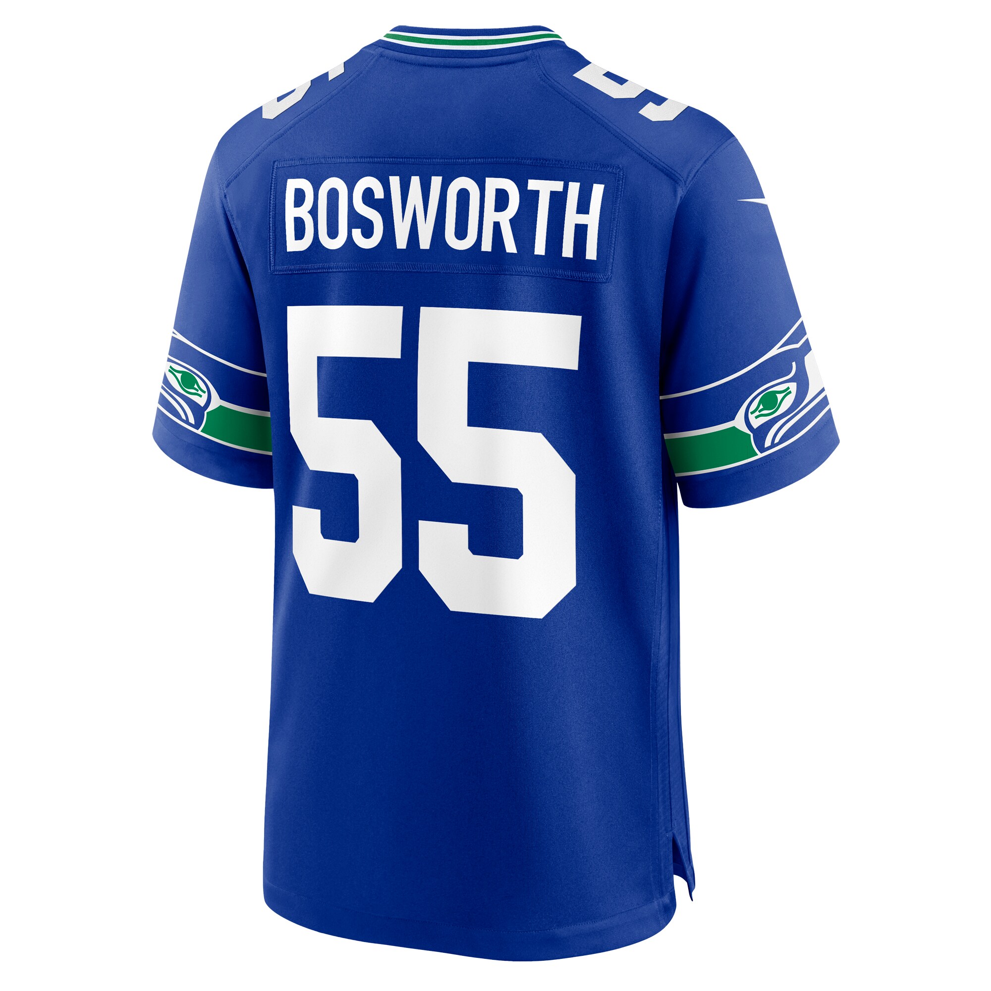Brian Bosworth Seattle Seahawks Nike Throwback Retired Player Game Jersey - Royal - vstockx